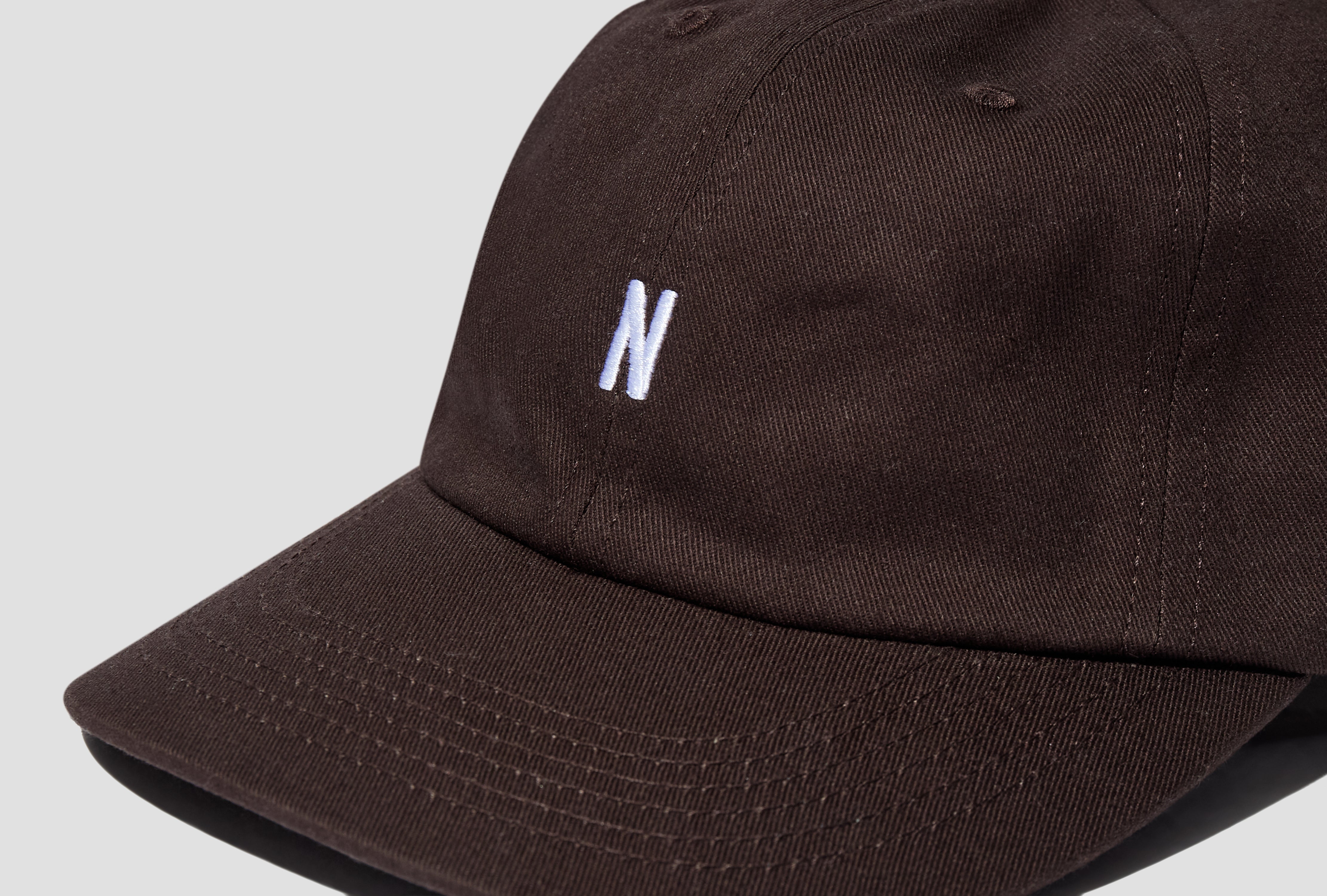 TWILL SPORTS CAP N80-0001 Dark brown
