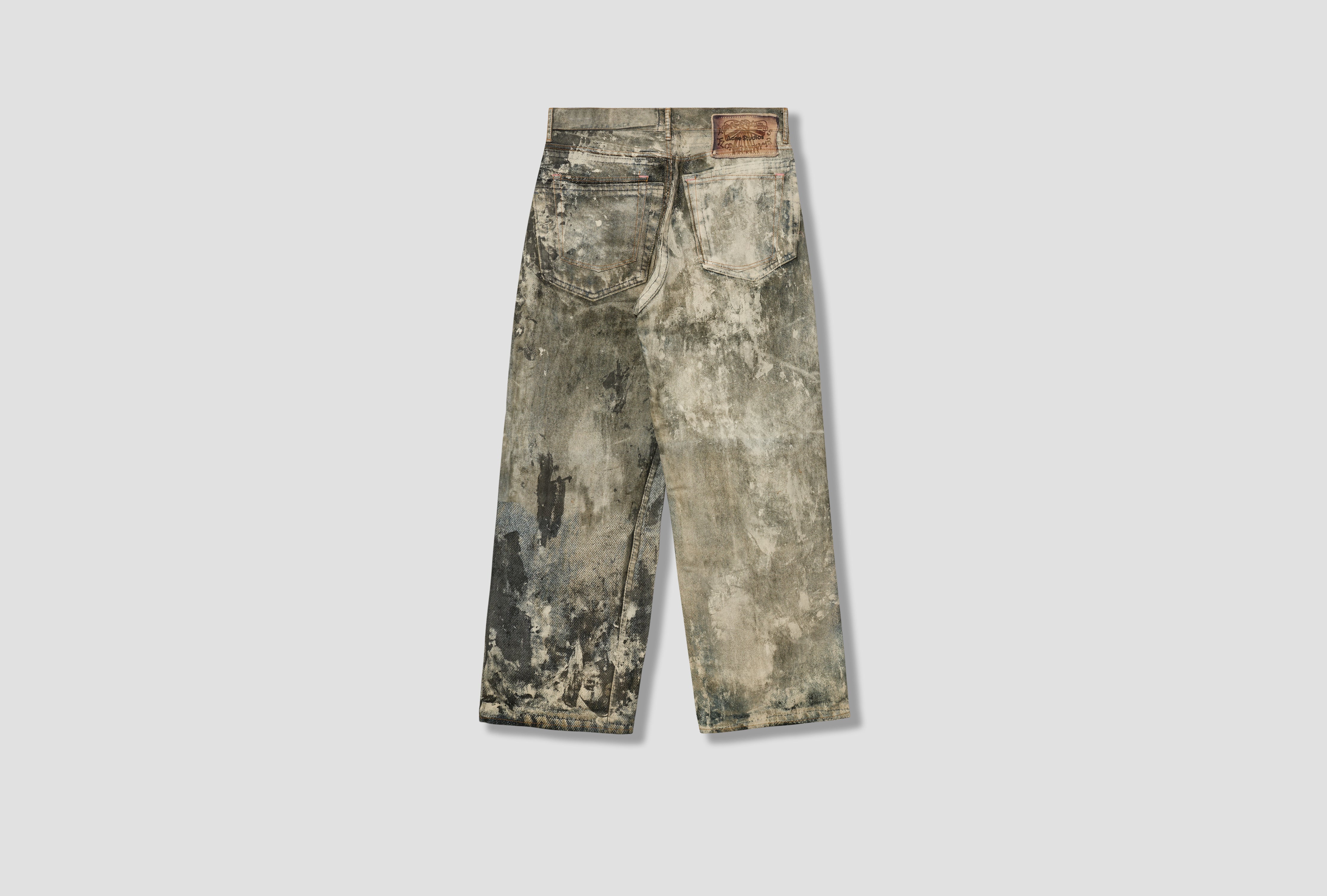 ACNE STUDIOS 1981M FN TLO SPLATTER A00410 Grey