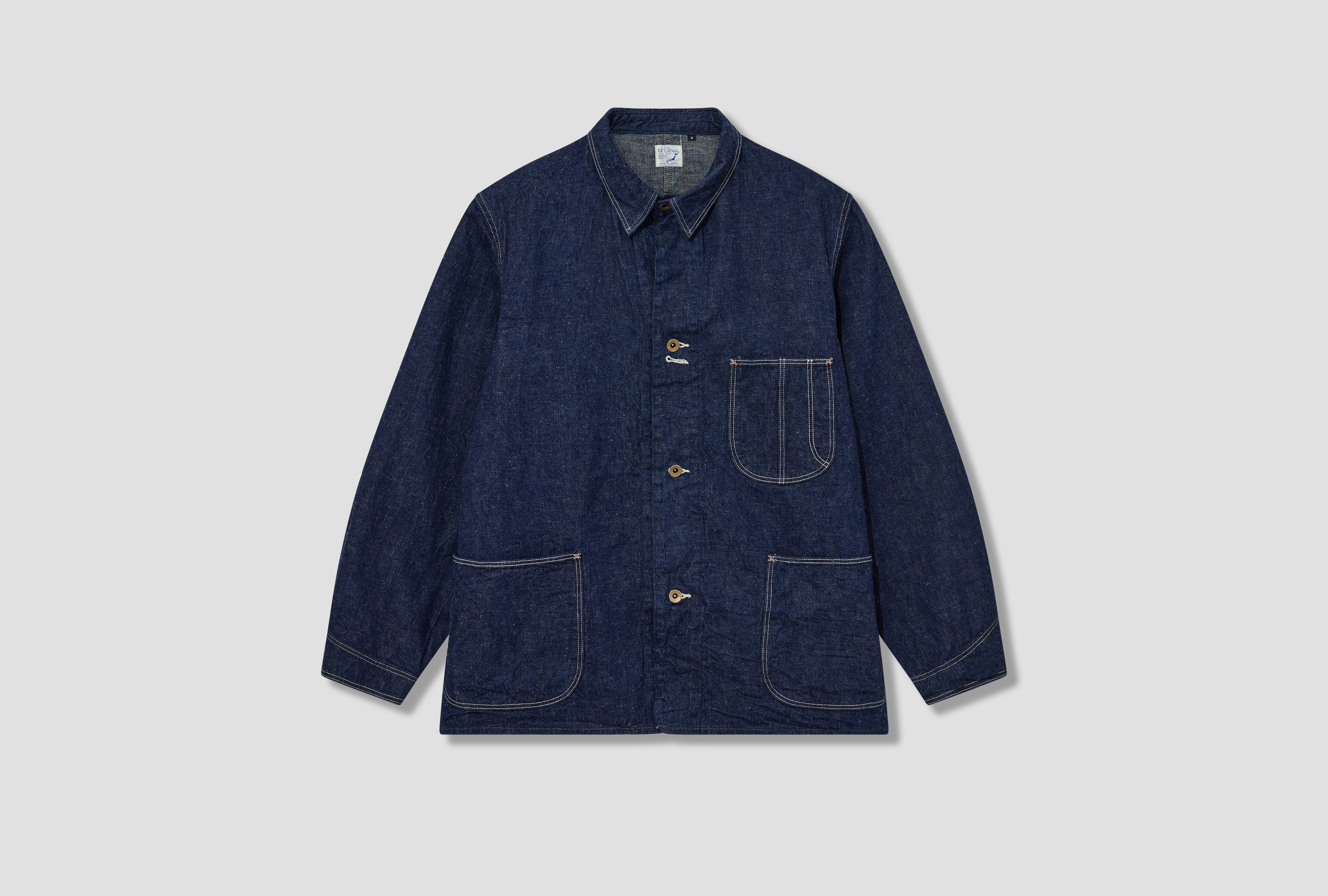 1940'S COVERALL - 9OZ ORIGINAL SELVEDGE DENIM / ONE WASH 01-6150-81 Blue
