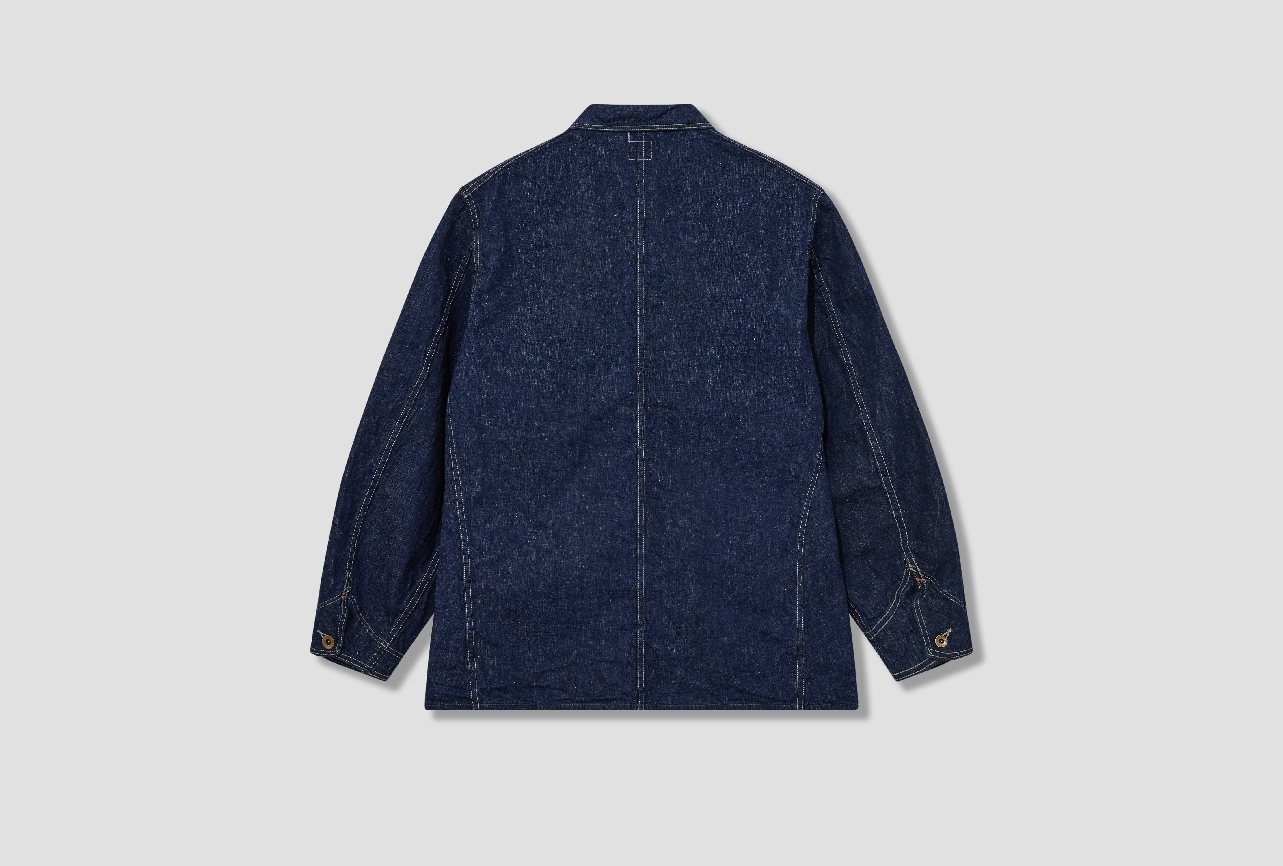 1940'S COVERALL - 9OZ ORIGINAL SELVEDGE DENIM / ONE WASH 01-6150-81 Blue