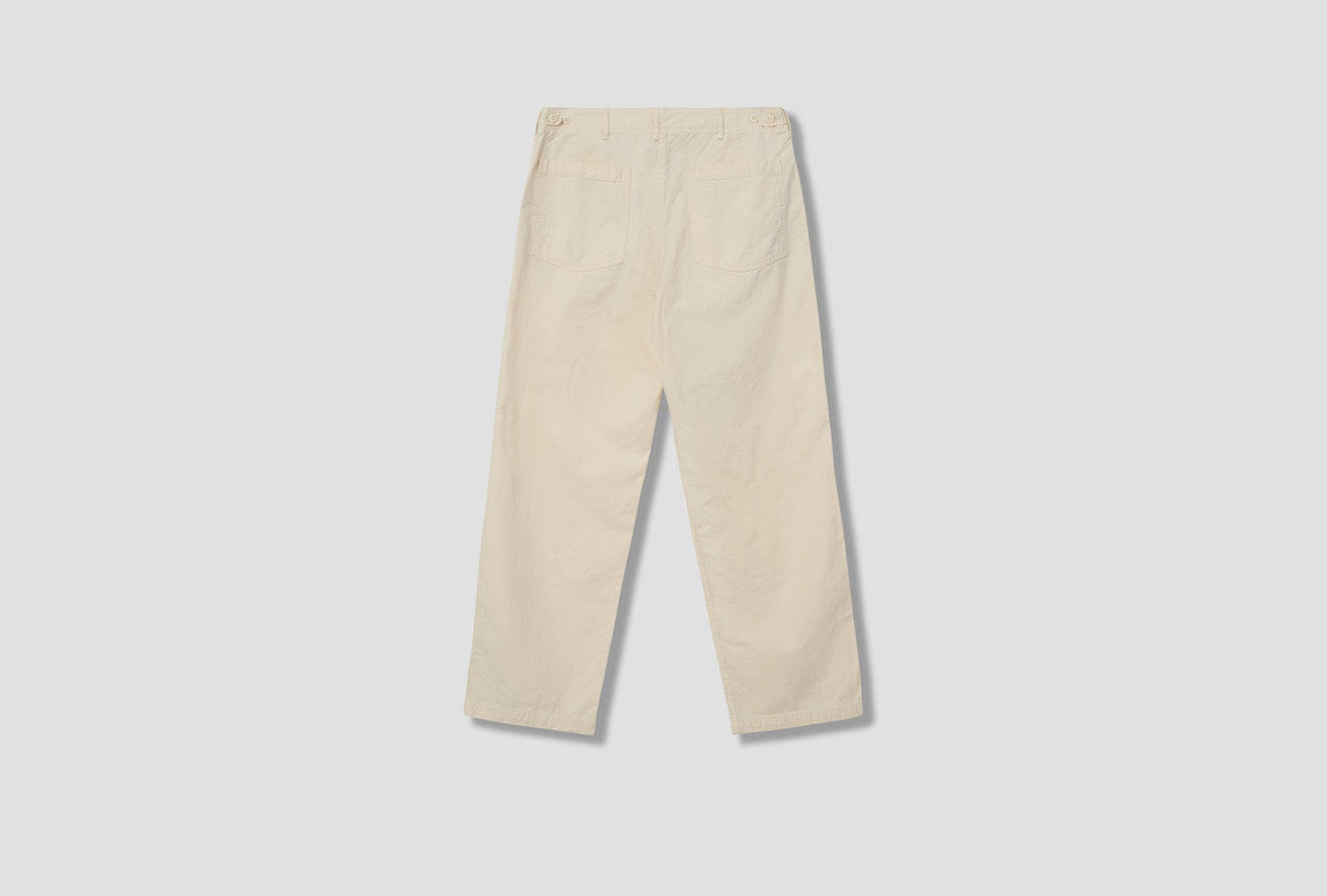 ORIGINAL NAPPED TWILL SUMMER FATIGUE PANTS - ORIGINAL TWILL 01-5103-66 Off white