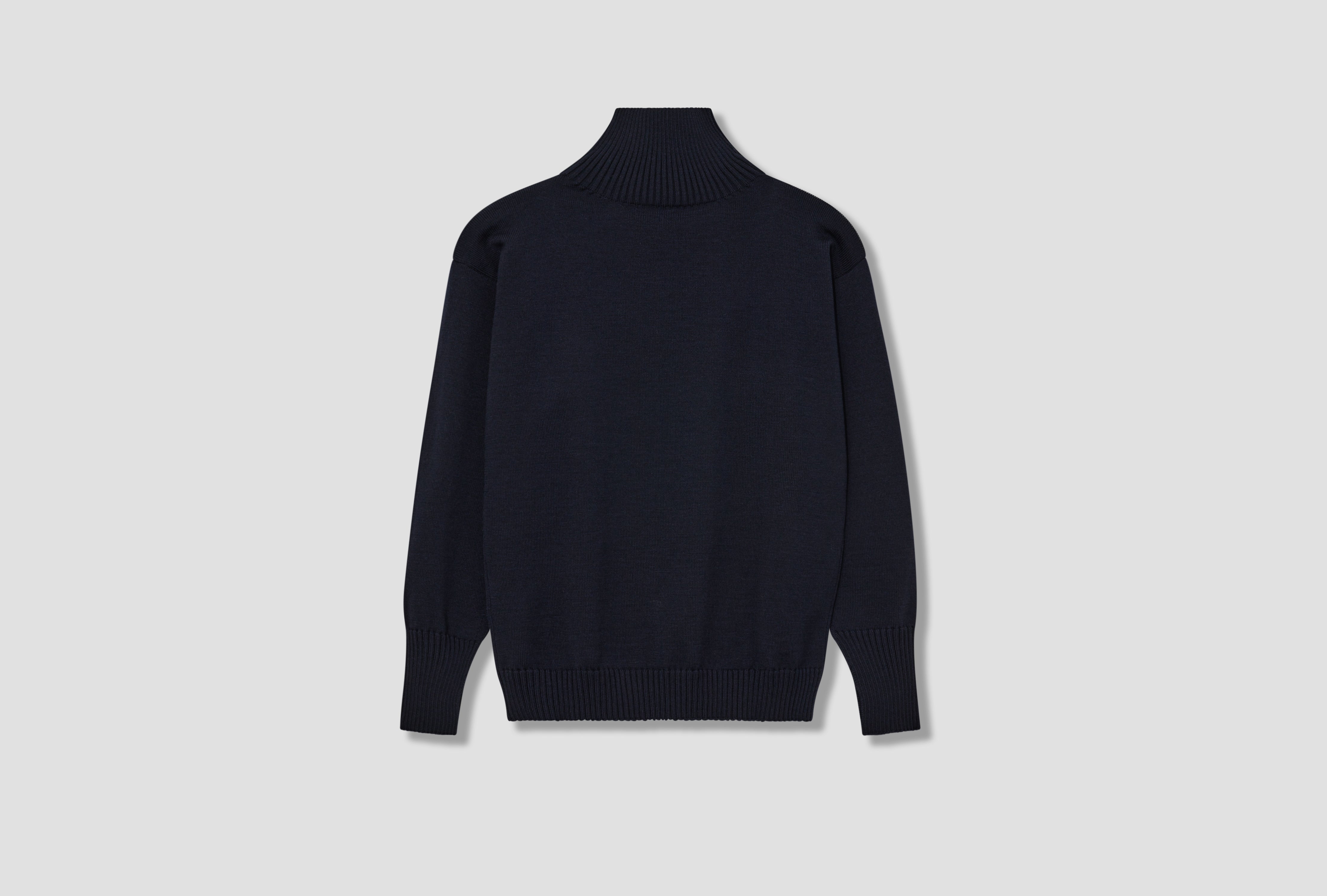 SEAMAN TURTLENECK - G7 / SIGNATURE YARN Navy