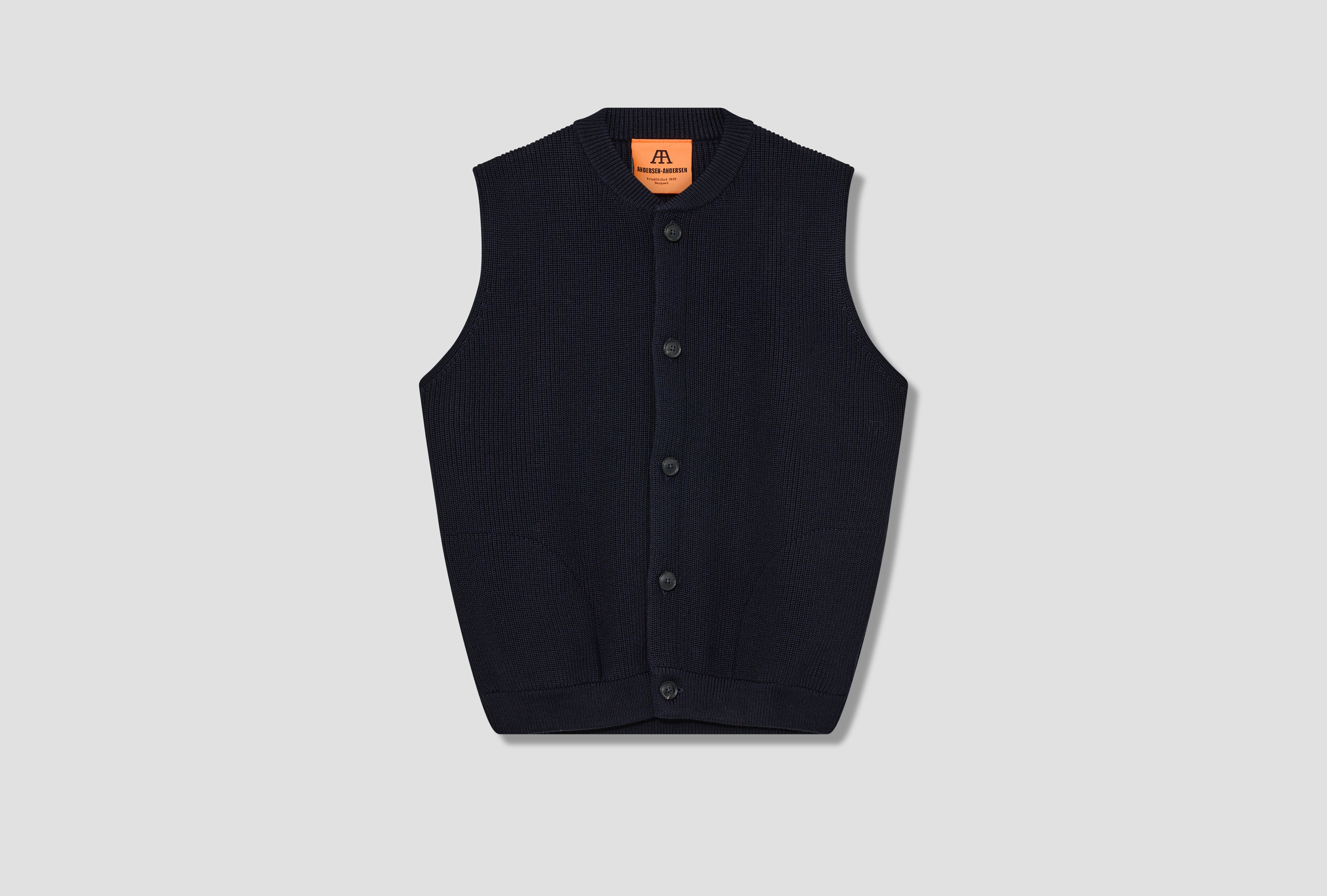 SKIPPER VEST - G7 / SIGNATURE YARN Navy