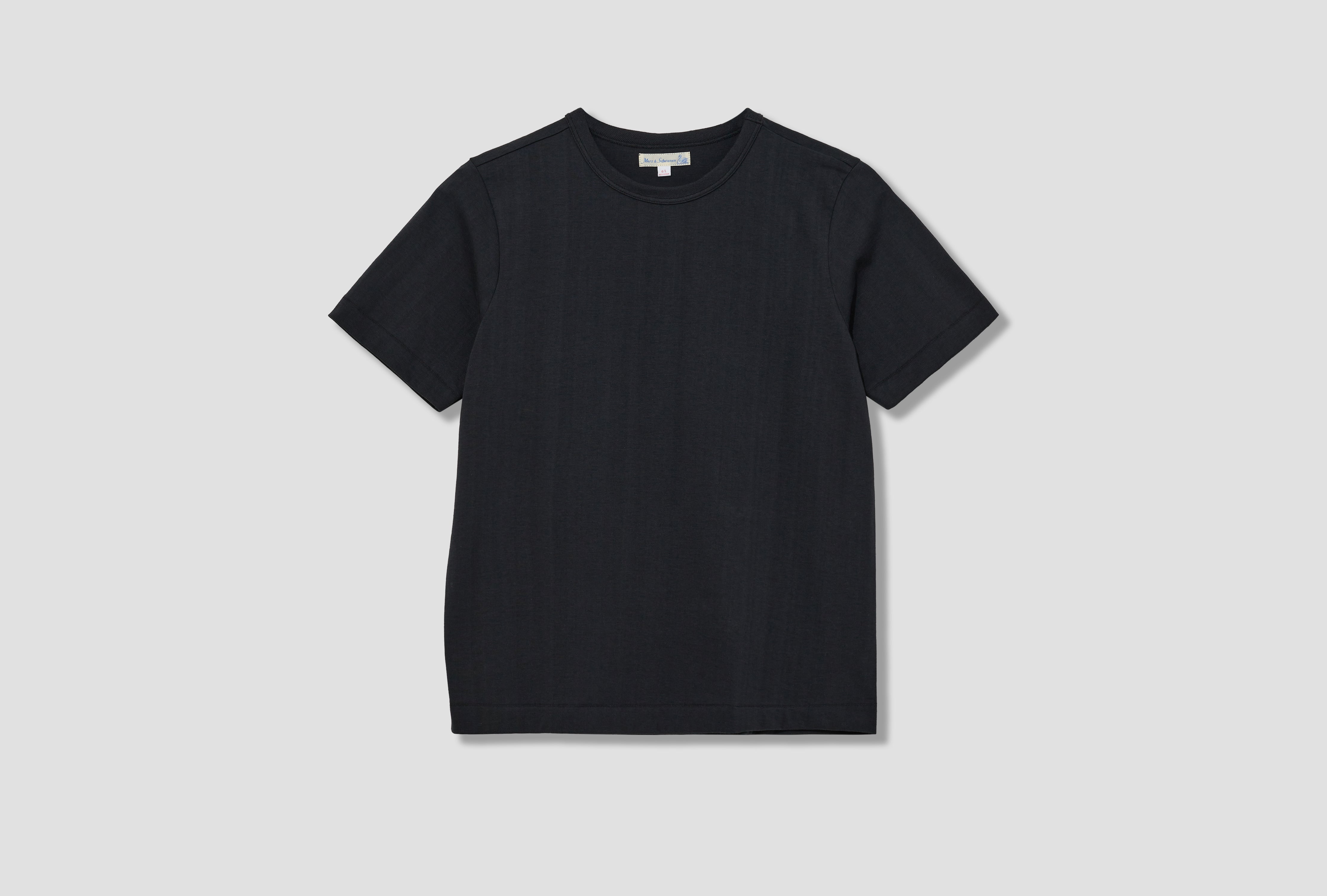 214 LOOPWHEELED MIDWEIGHT T-SHIRT - 7,2OZ/SQ.YD. / RELAXED FIT Charcoal