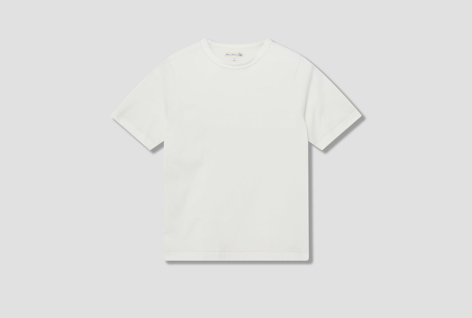 214 LOOPWHEELED MIDWEIGHT T-SHIRT - 7,2OZ/SQ.YD. / RELAXED FIT White