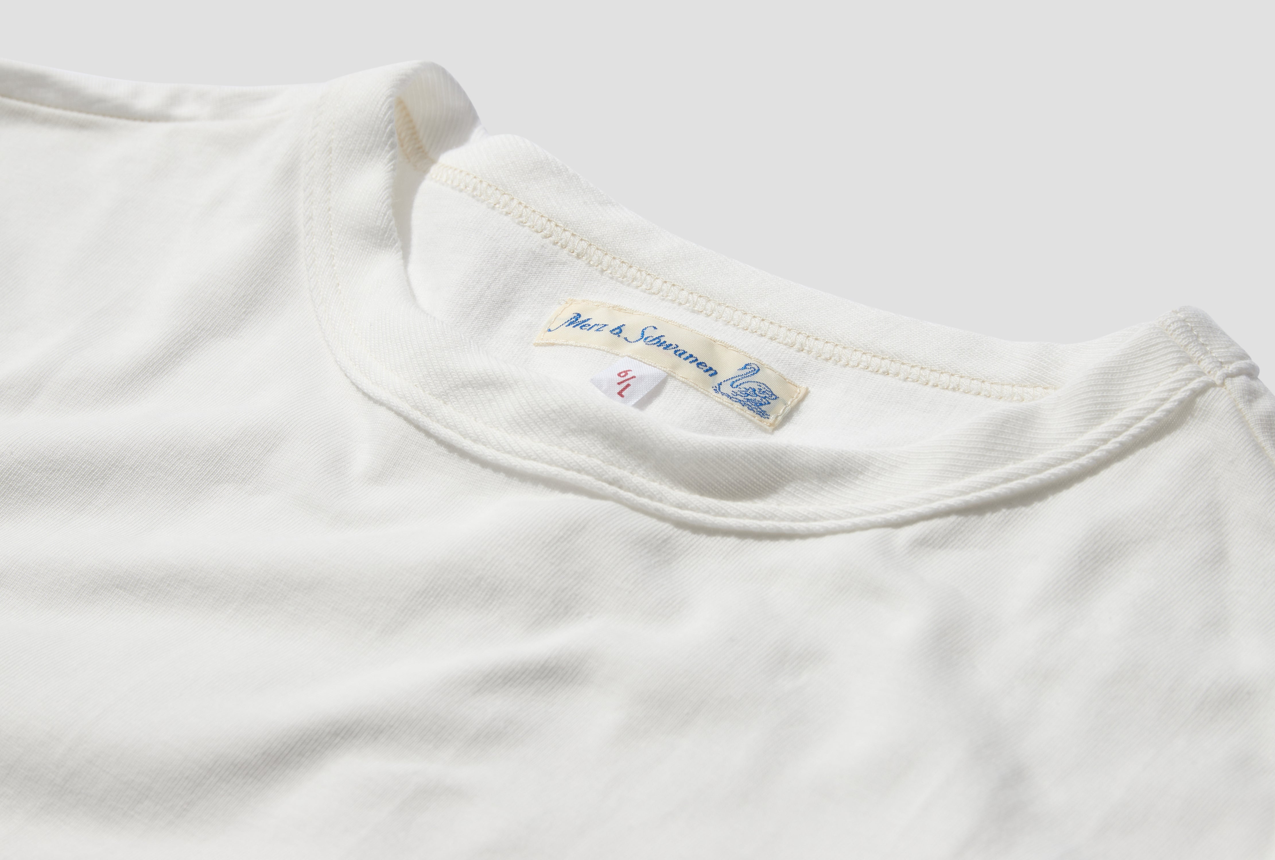 214 LOOPWHEELED MIDWEIGHT T-SHIRT - 7,2OZ/SQ.YD. / RELAXED FIT White