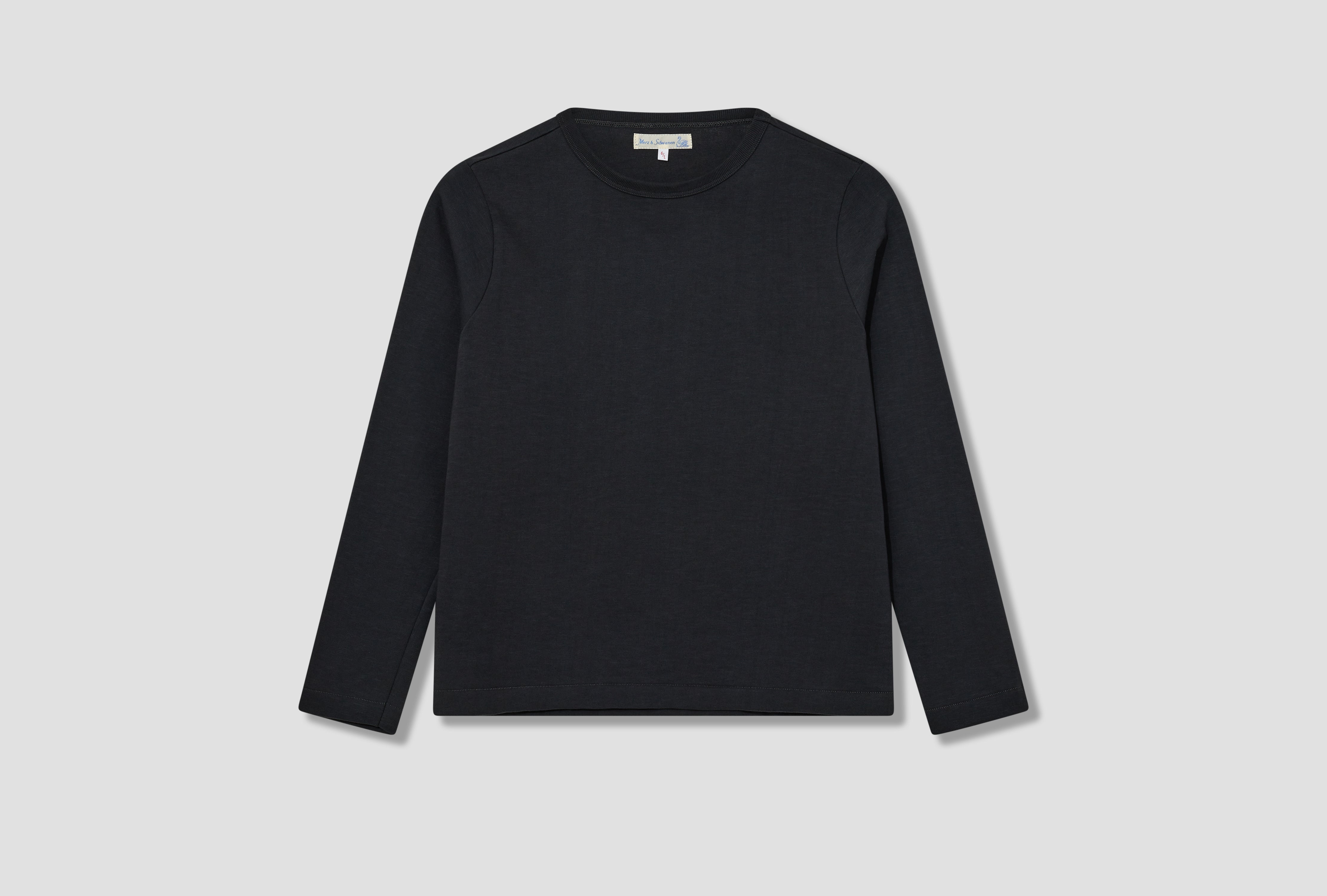 2S18 LOOPWHEELED HEAVYWEIGHT LONGSLEEVE - 10,7OZ/SQ.YD. / RELAXED FIT Charcoal