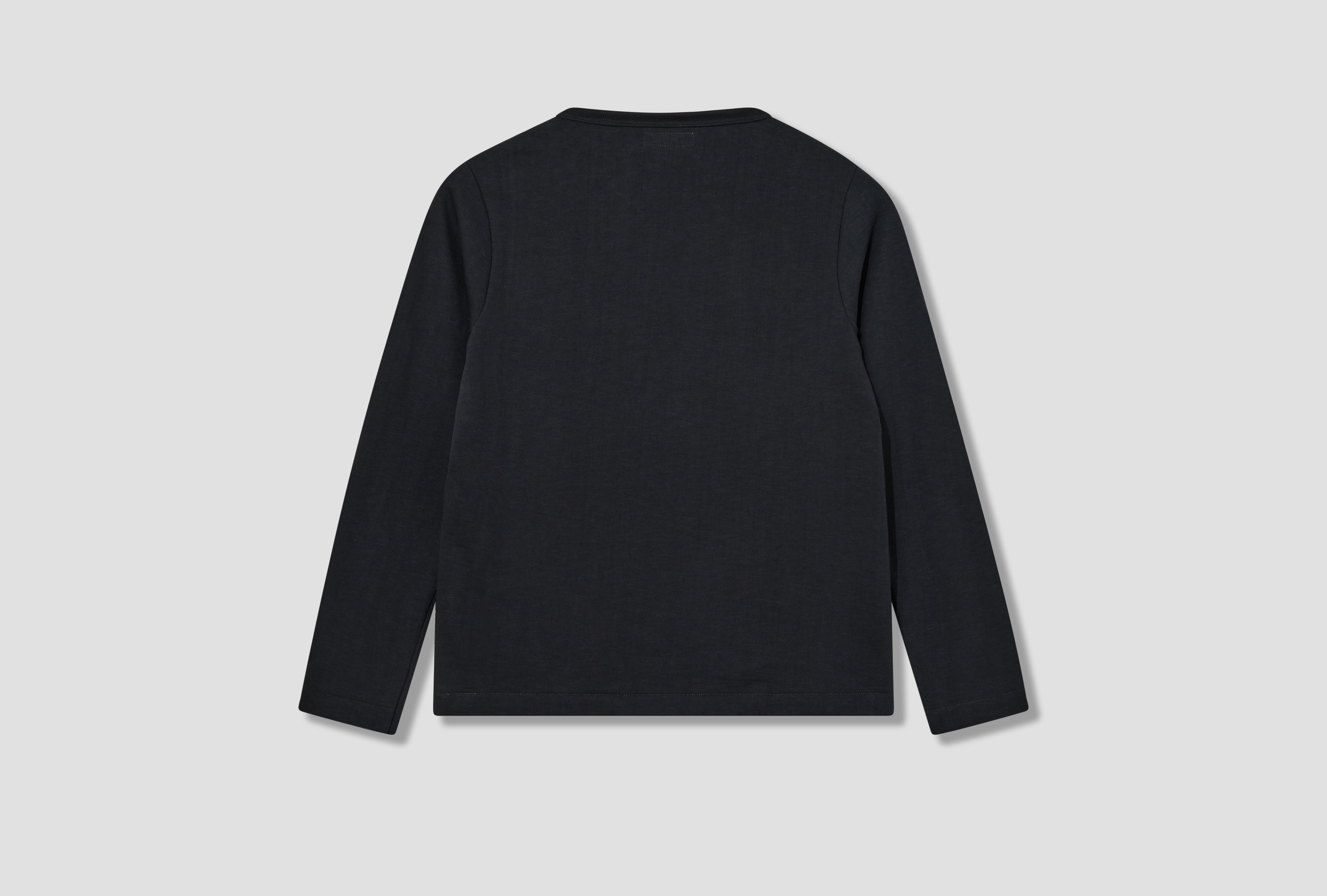2S18 LOOPWHEELED HEAVYWEIGHT LONGSLEEVE - 10,7OZ/SQ.YD. / RELAXED FIT Charcoal
