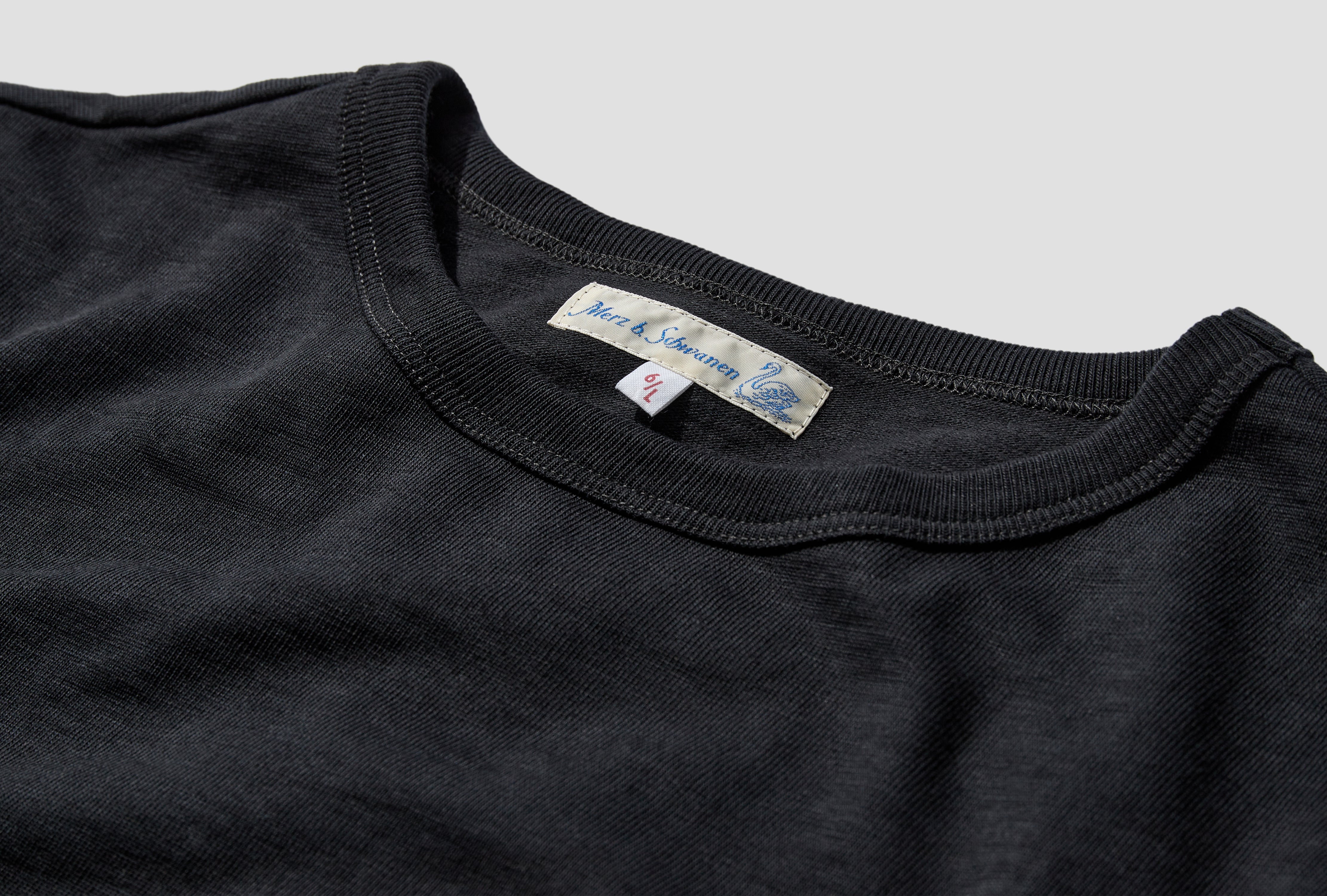 2S18 LOOPWHEELED HEAVYWEIGHT LONGSLEEVE - 10,7OZ/SQ.YD. / RELAXED FIT Charcoal