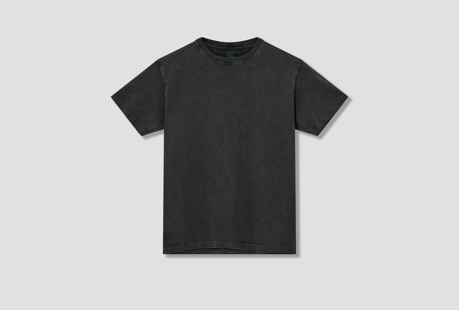 SS CREWNECK TEE - PIGMENT DYE / GOST-701 Black