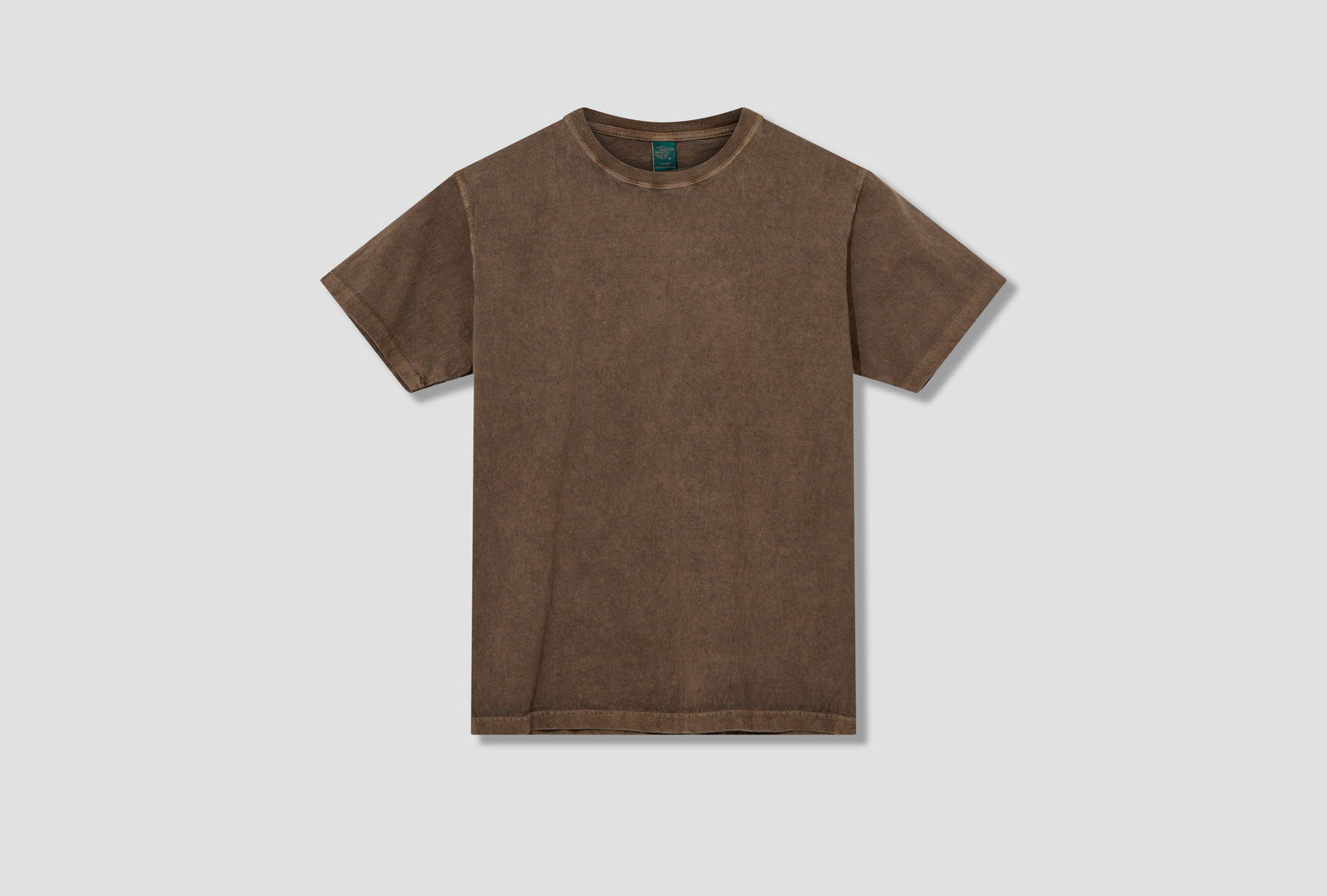 SS CREWNECK TEE - PIGMENT DYE / GOST-701 Brown