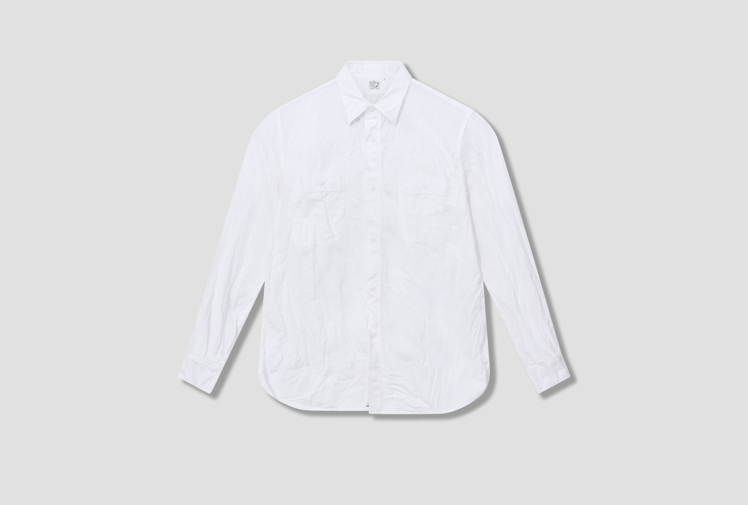 SLIM FIT WHITE CHAMBRAY WORK SHIRT - 5OZ ORIGINAL WHITE CHAMBRAY 01-8070-69 White
