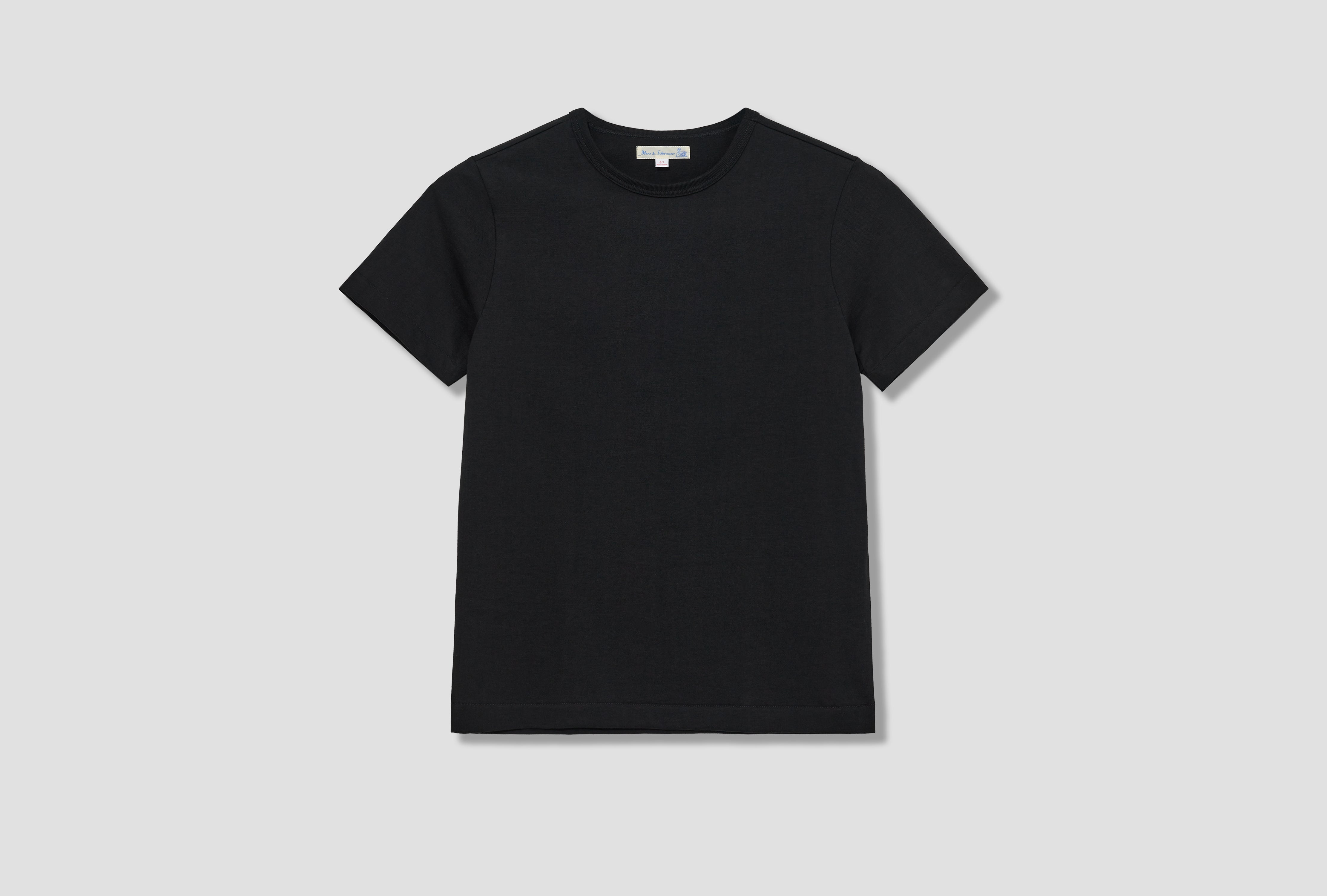 215 LOOPWHEELED MIDWEIGHT T-SHIRT - 7,2OZ/SQ.YD. / CLASSIC FIT Black