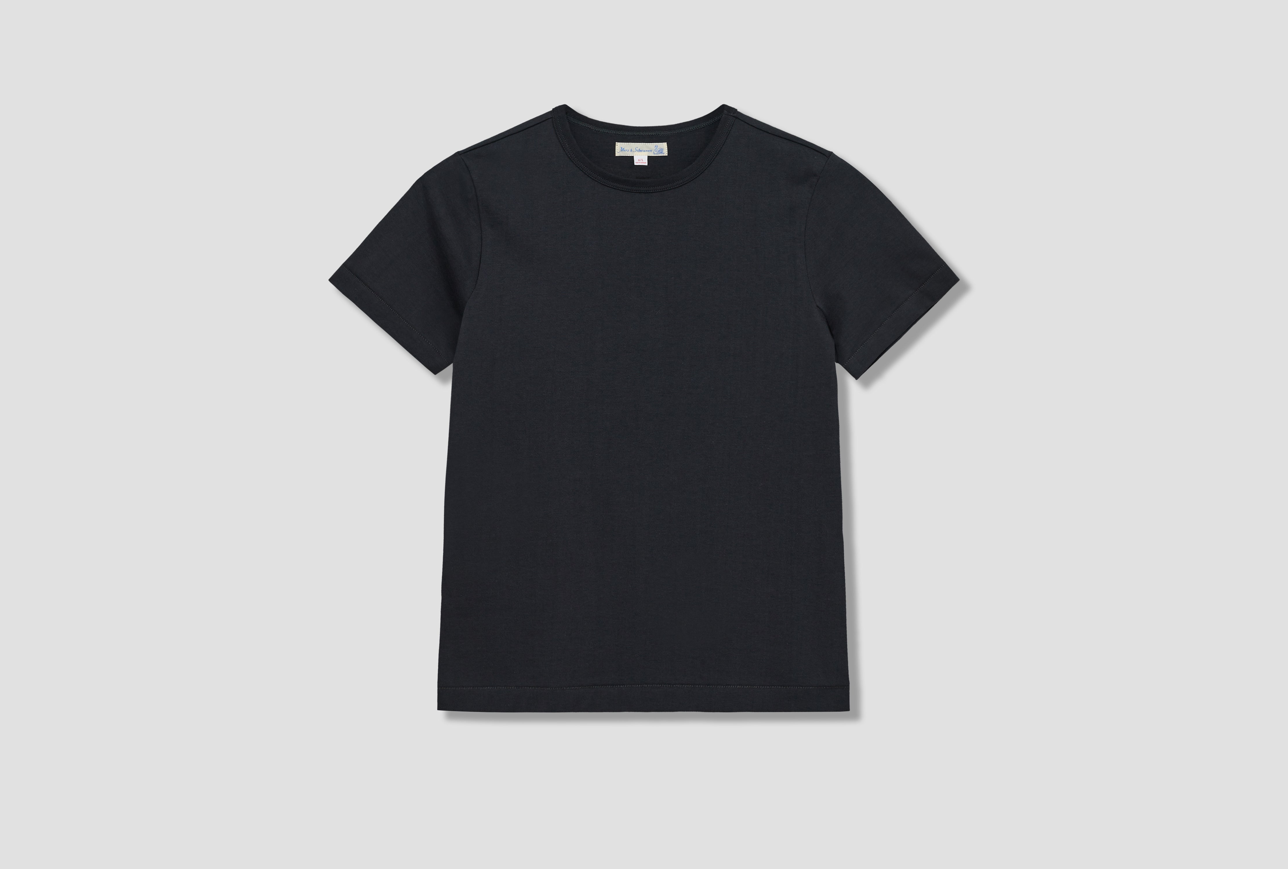 215 LOOPWHEELED MIDWEIGHT T-SHIRT - 7,2OZ/SQ.YD. / CLASSIC FIT Charcoal