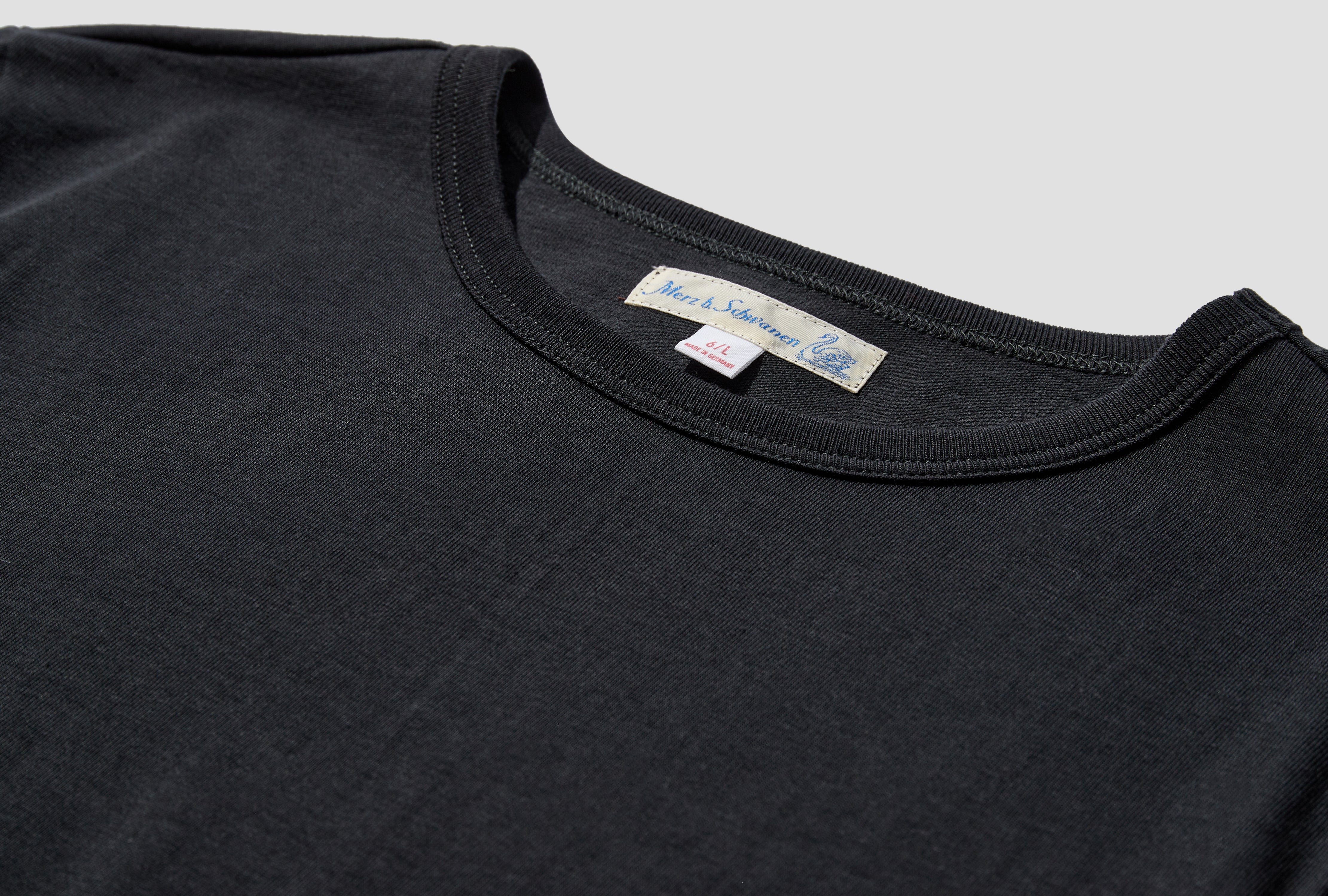 215 LOOPWHEELED MIDWEIGHT T-SHIRT - 7,2OZ/SQ.YD. / CLASSIC FIT Charcoal