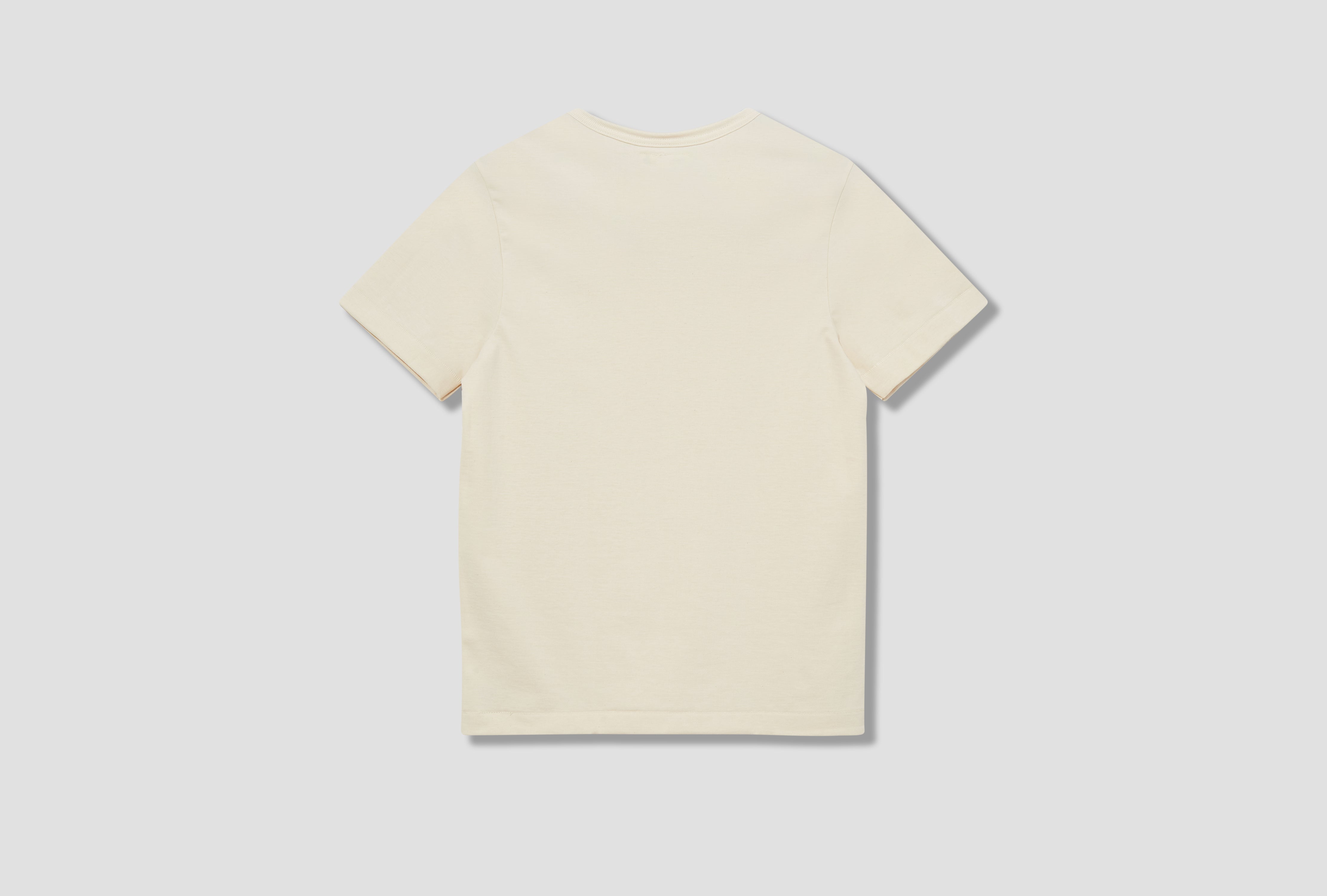 215 MEN'S LOOPWHEELED T-SHIRT - 7,2OZ/SQ.YD / CLASSIC FIT Off white