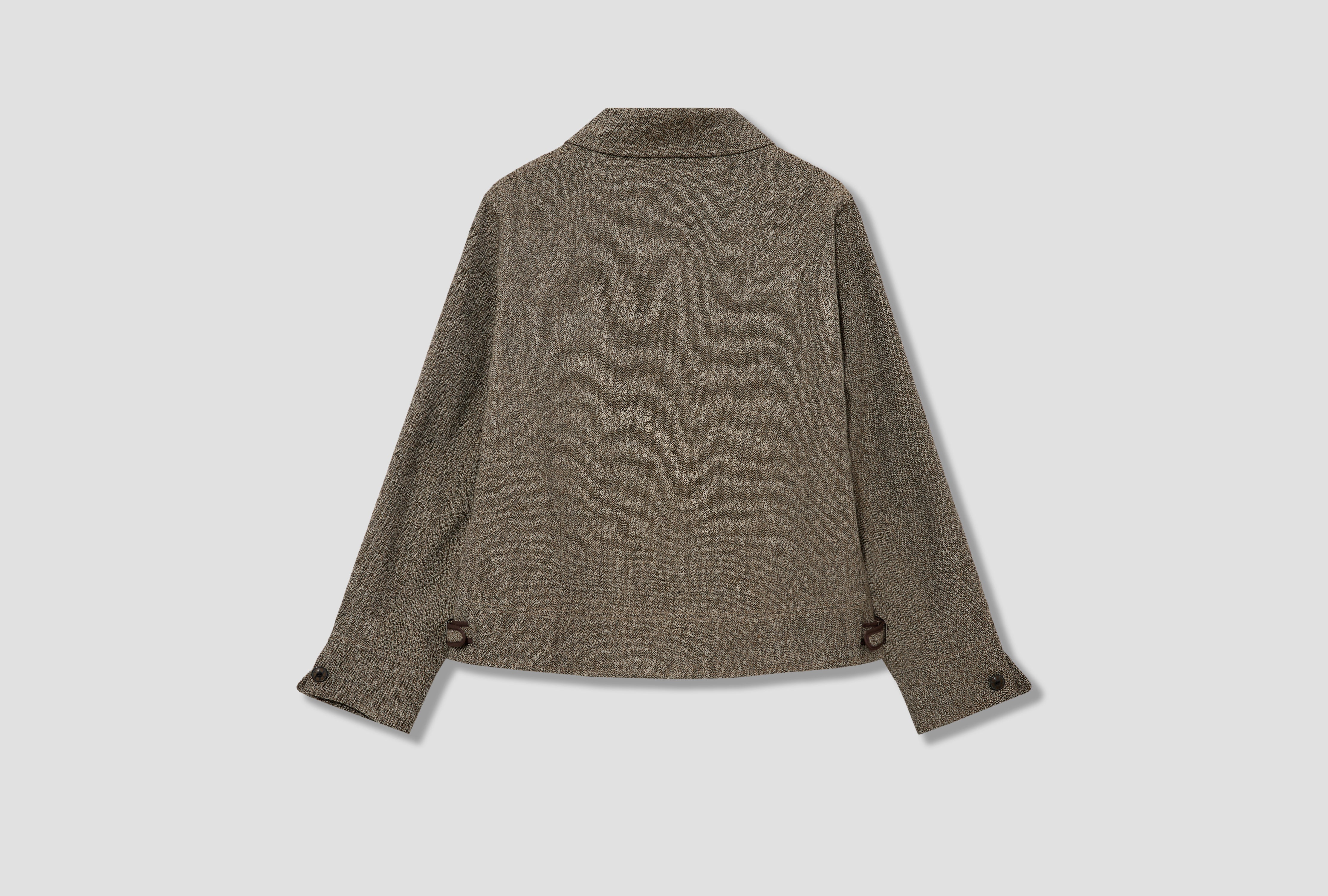 LOT.306 COSSACK JACKET - MELANGE BROWN TTSS25306 Brown