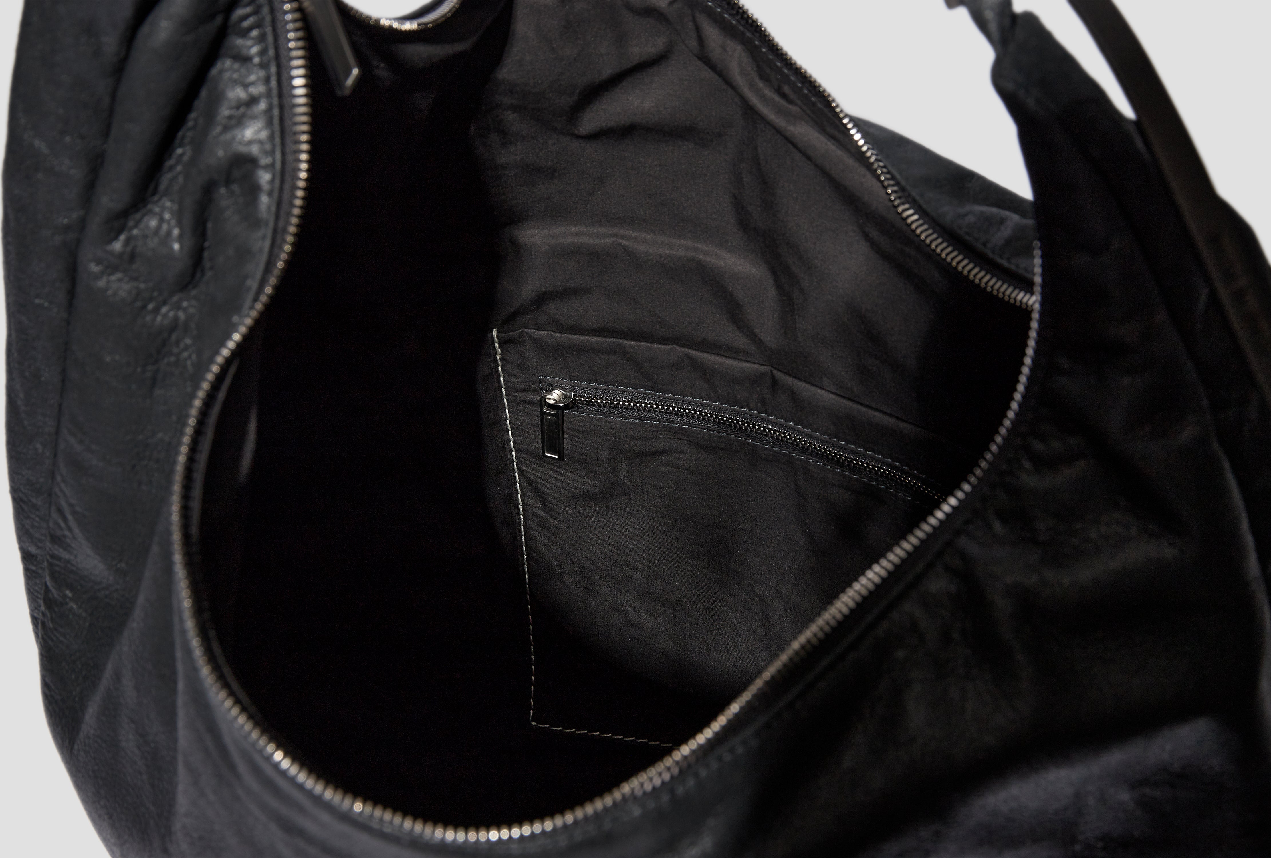 GEMINI BAG - BLISTER LAMB LEATHER / BLACK RA01E0624 LBAPA