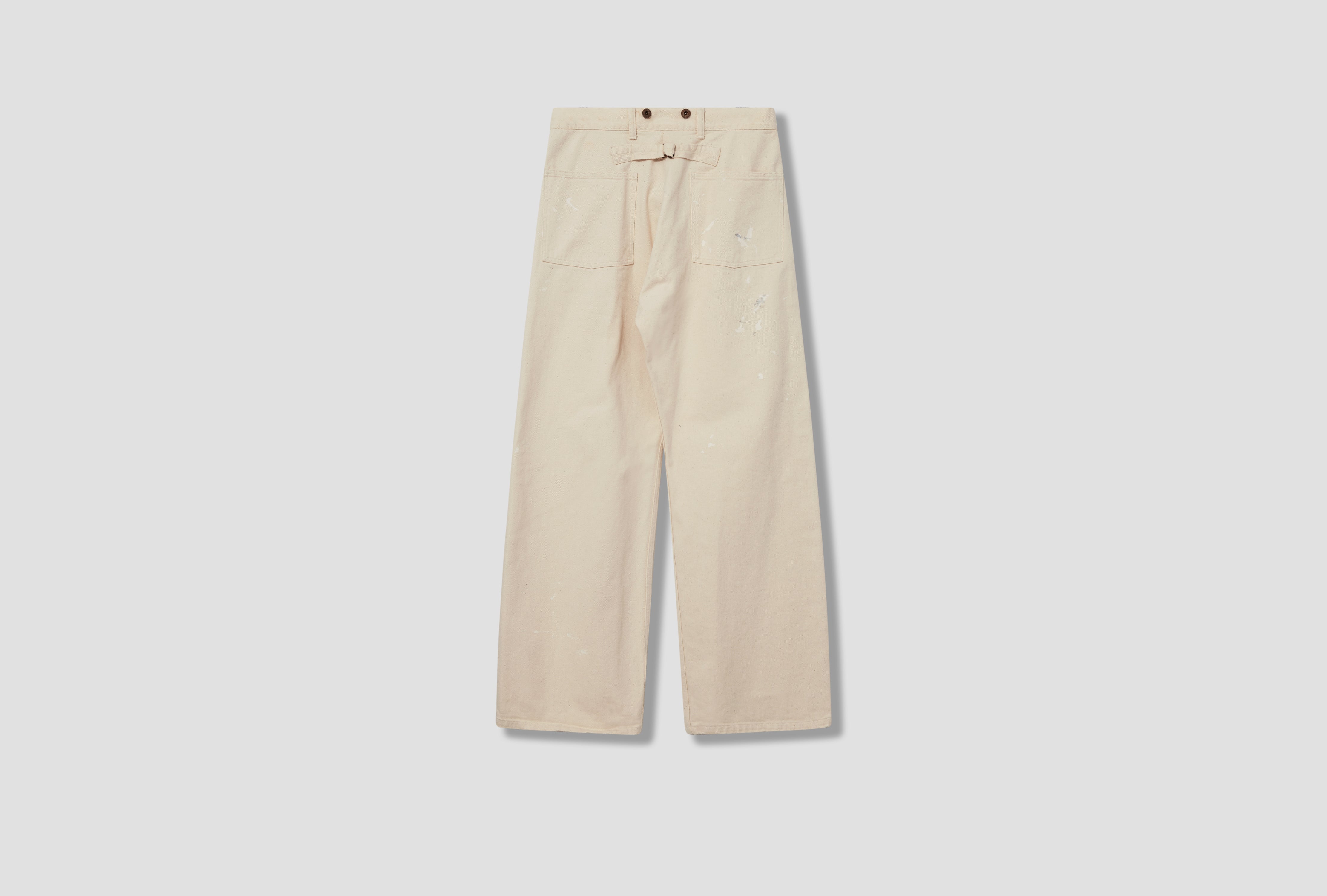 LOT.204 ENGINEER TROUSERS-PAINT - IVORY PAINT TTSS25204