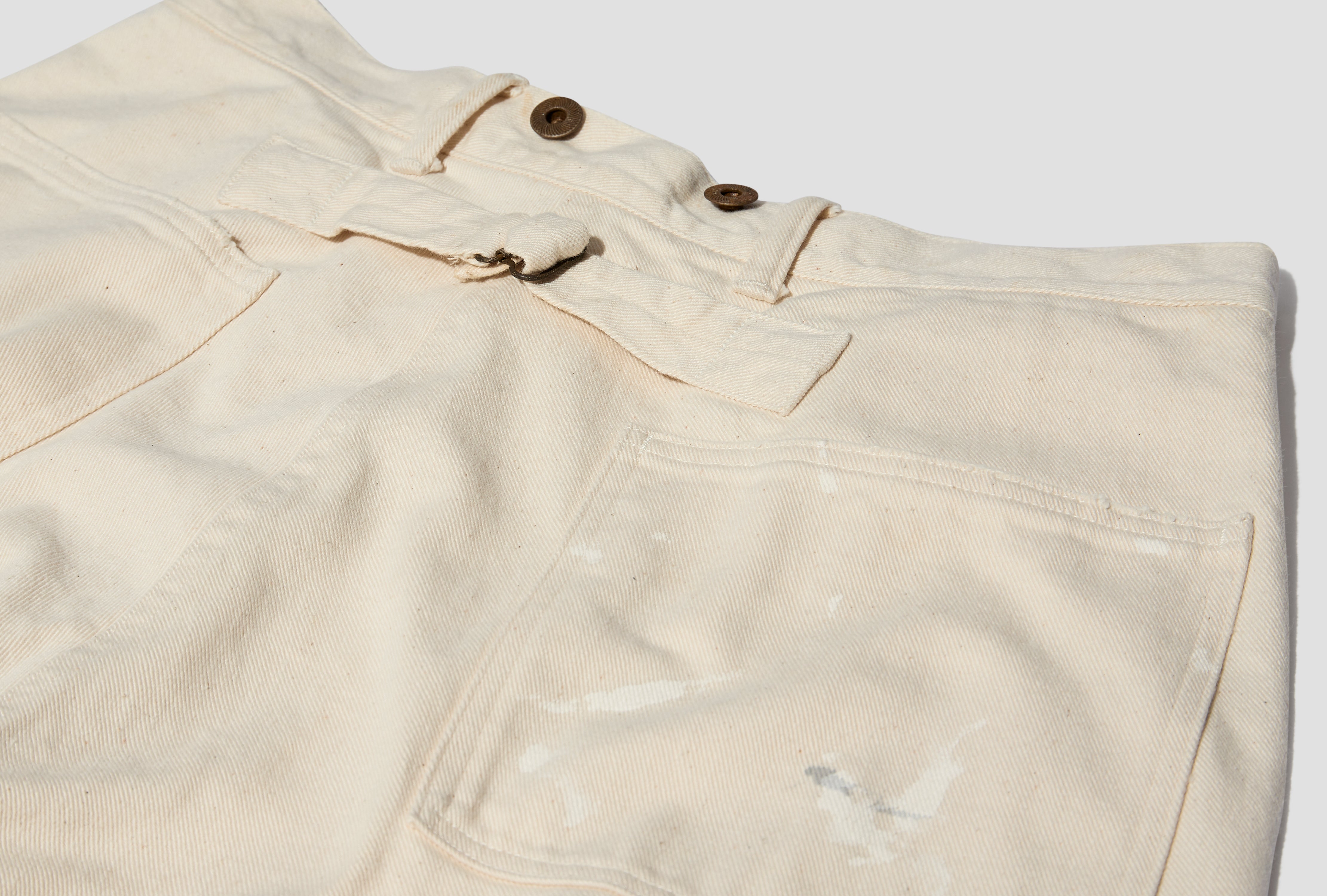 LOT.204 ENGINEER TROUSERS-PAINT - IVORY PAINT TTSS25204