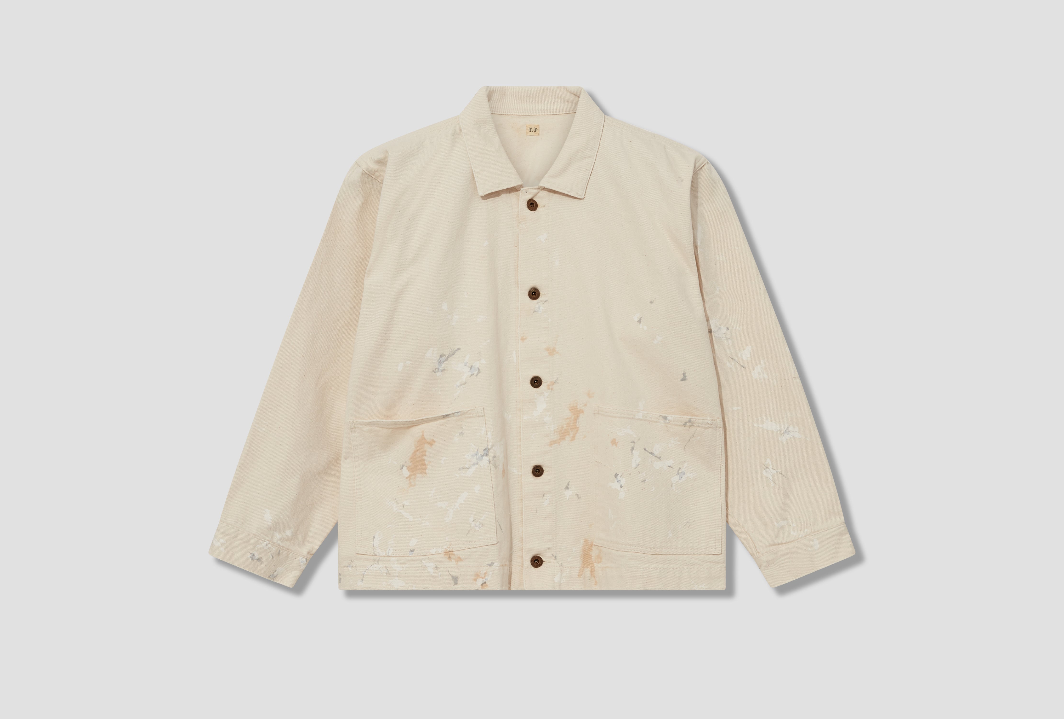 LOT.303 COVERALL JACKET-PAINT - IVORY PAINT TTSS25303