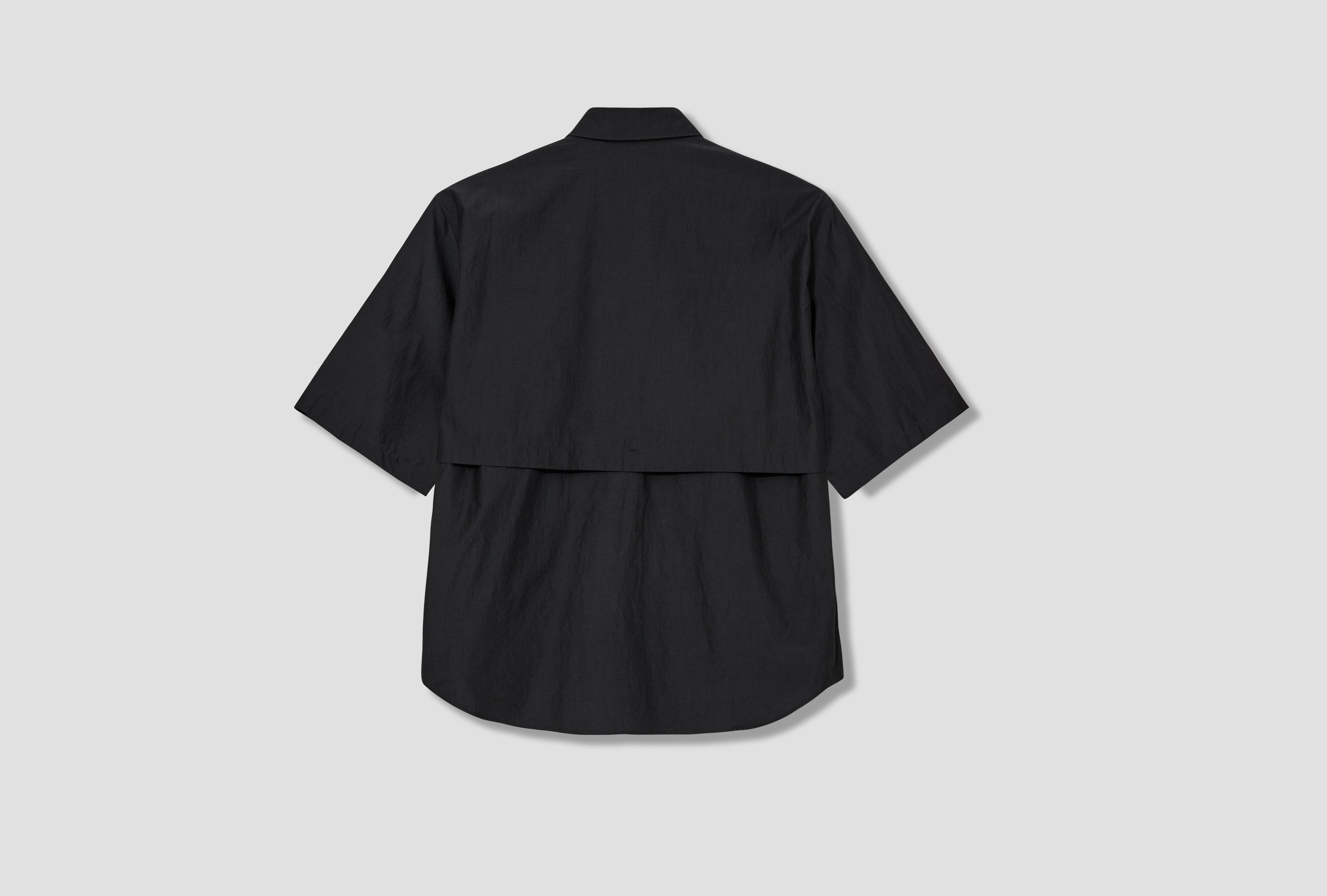 UTILITY SHIRT - CREPE COTTON SH1146 LF1399 Charcoal
