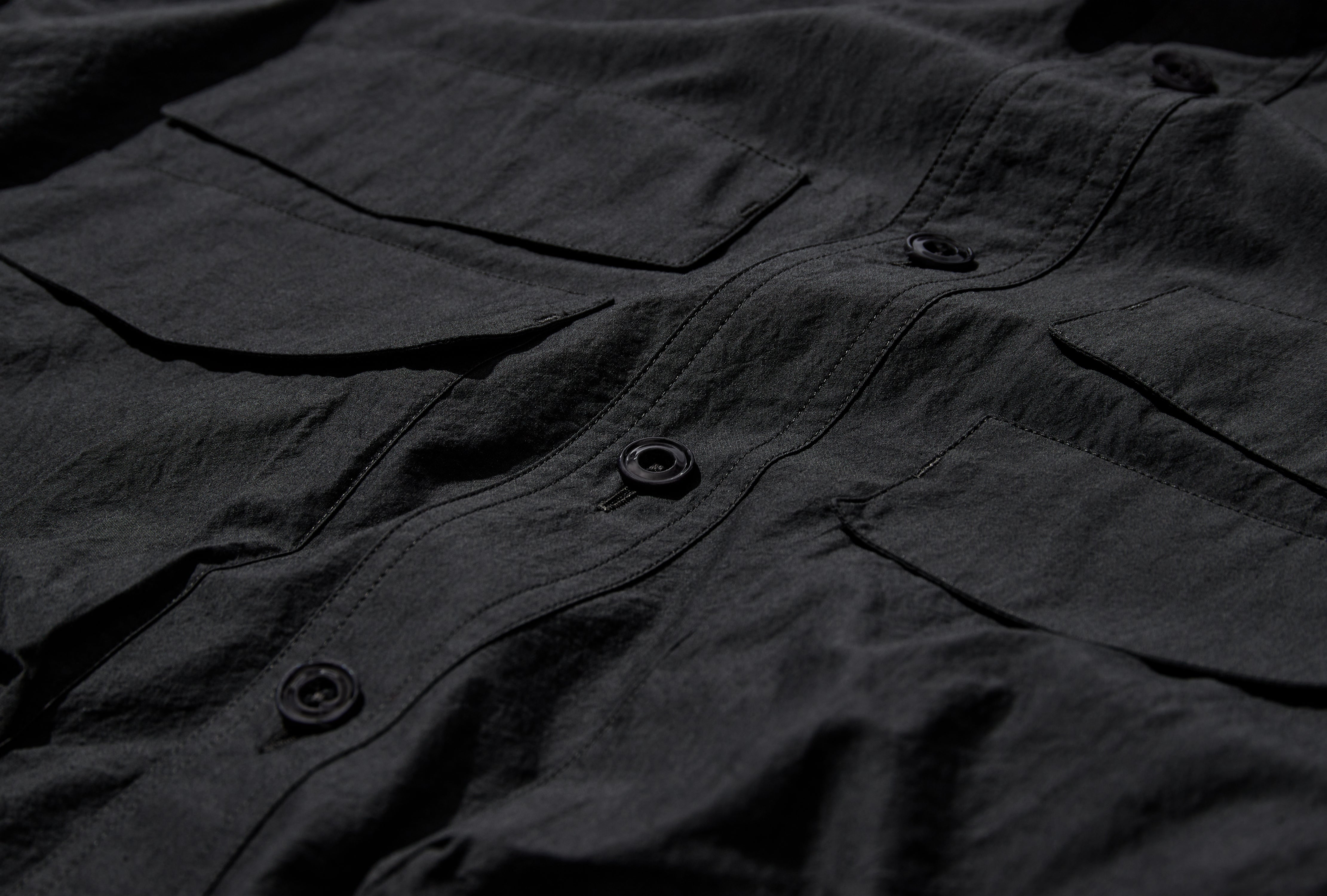UTILITY SHIRT - CREPE COTTON SH1146 LF1399 Charcoal