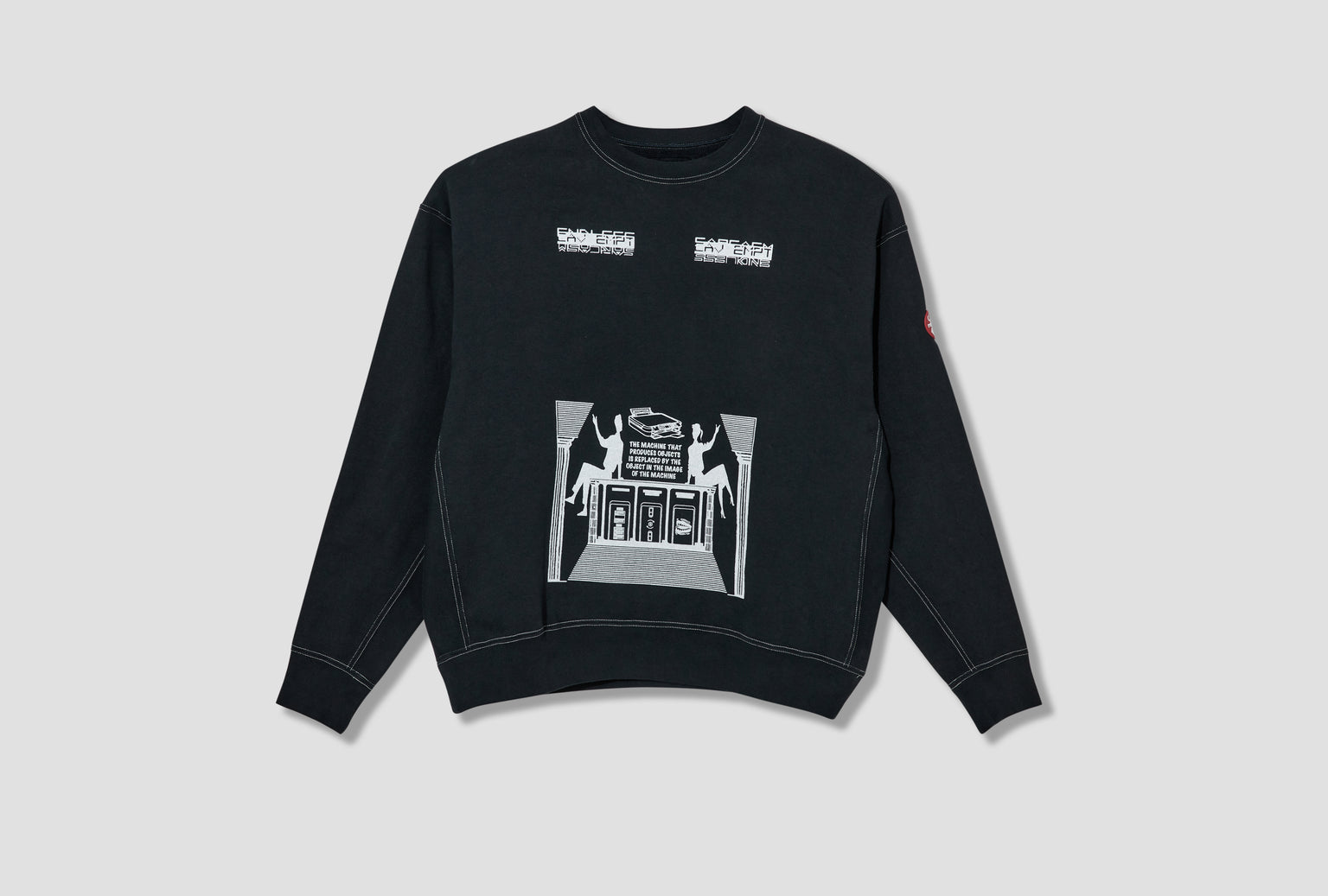 OVERDYE MD MACHINES CREW NECK CES27CS08 Black