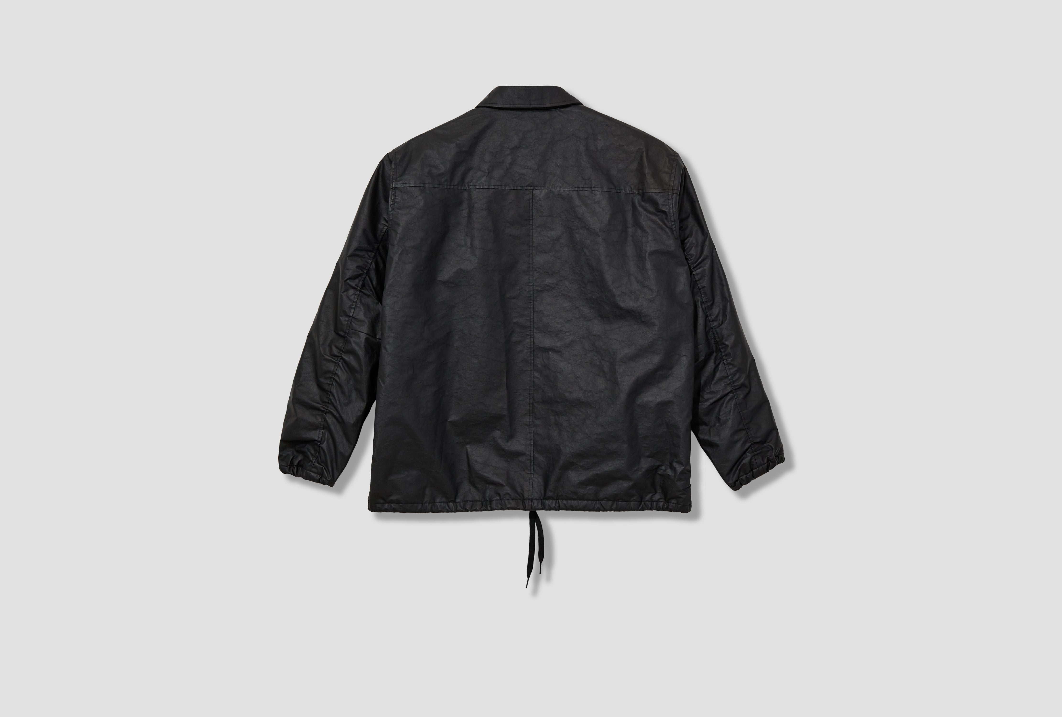 PAPER LEATHER COACH JACKET B01-01016 Black