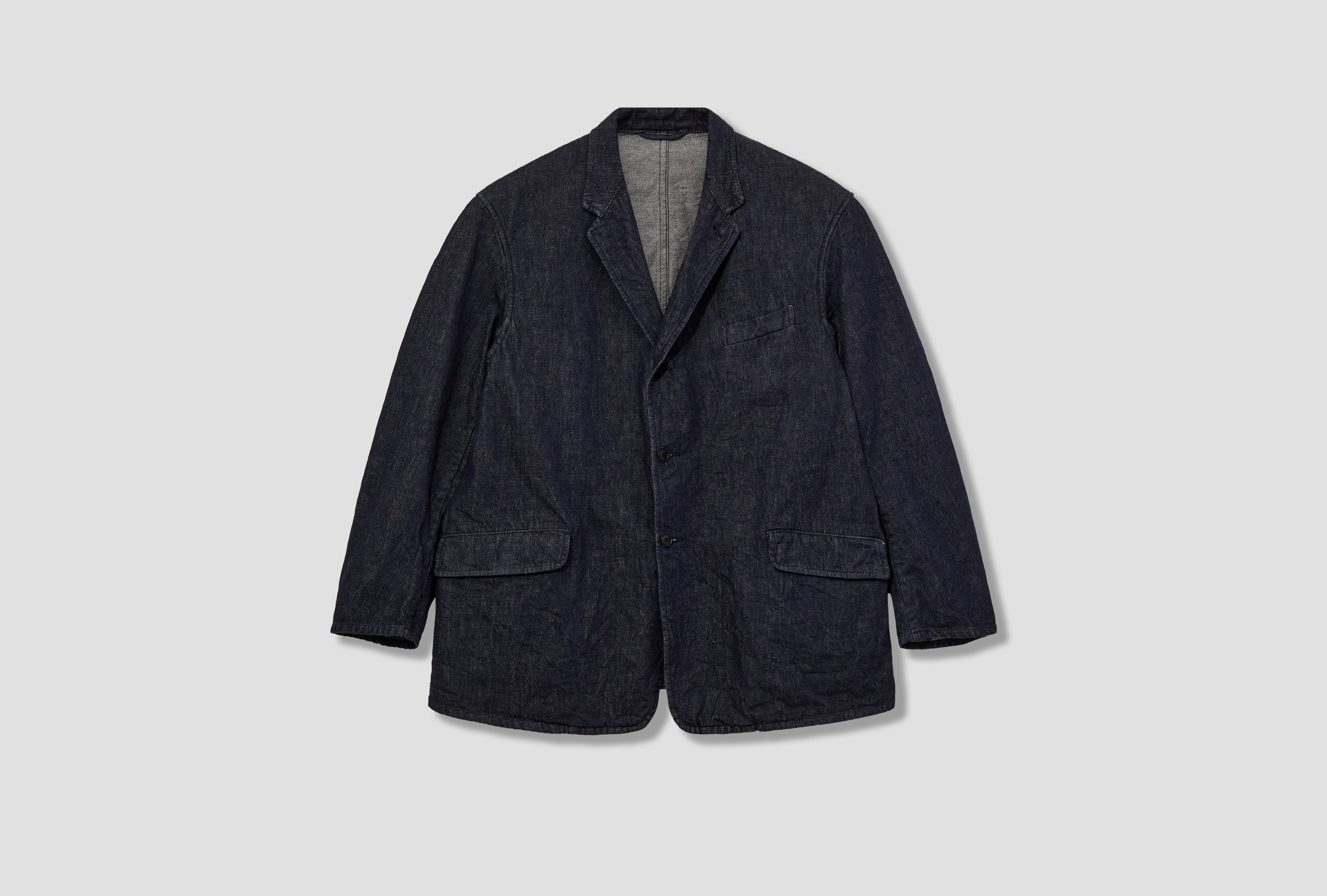 NAVY DENIM JACKET B01-01023 Navy