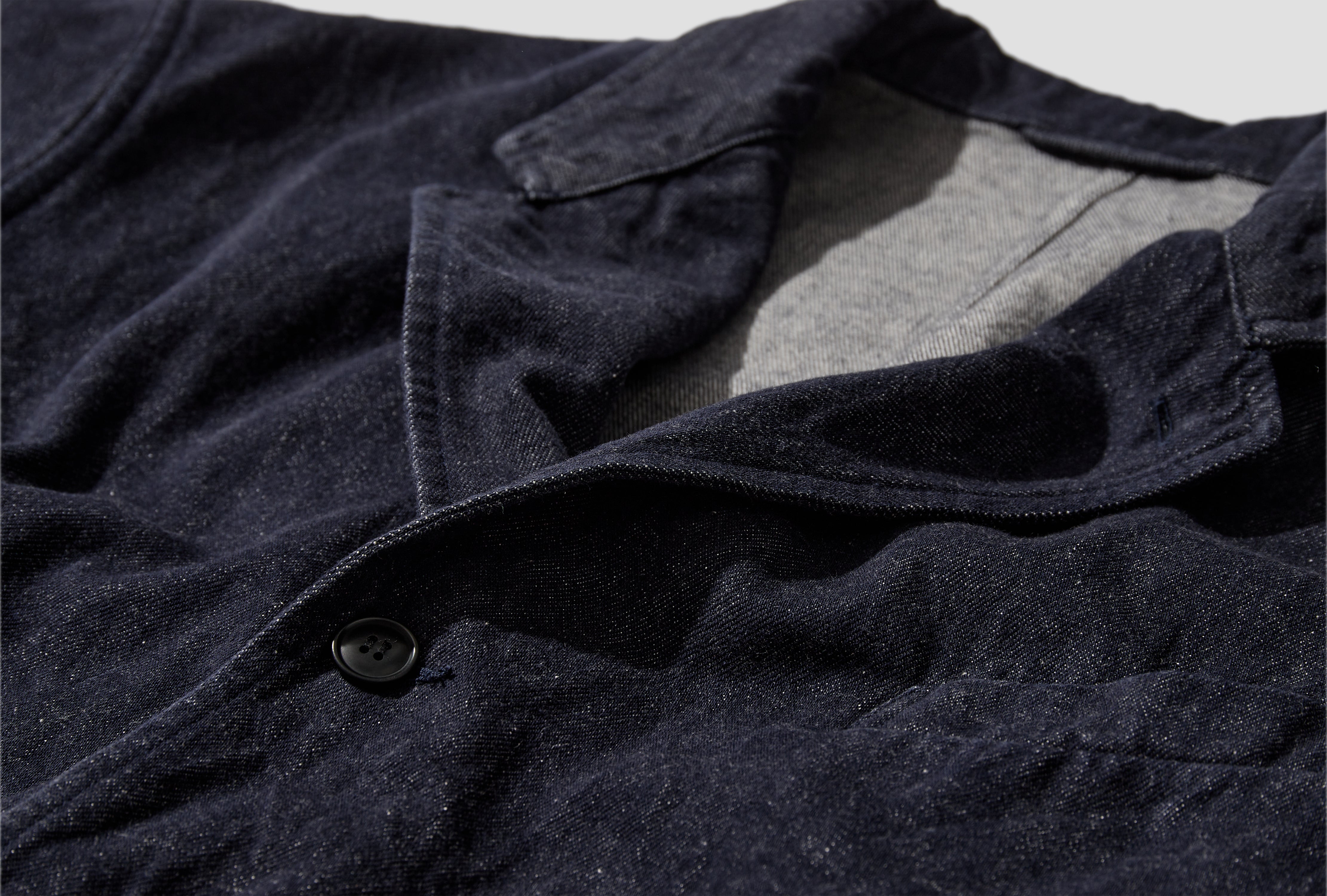 NAVY DENIM JACKET B01-01023 Navy