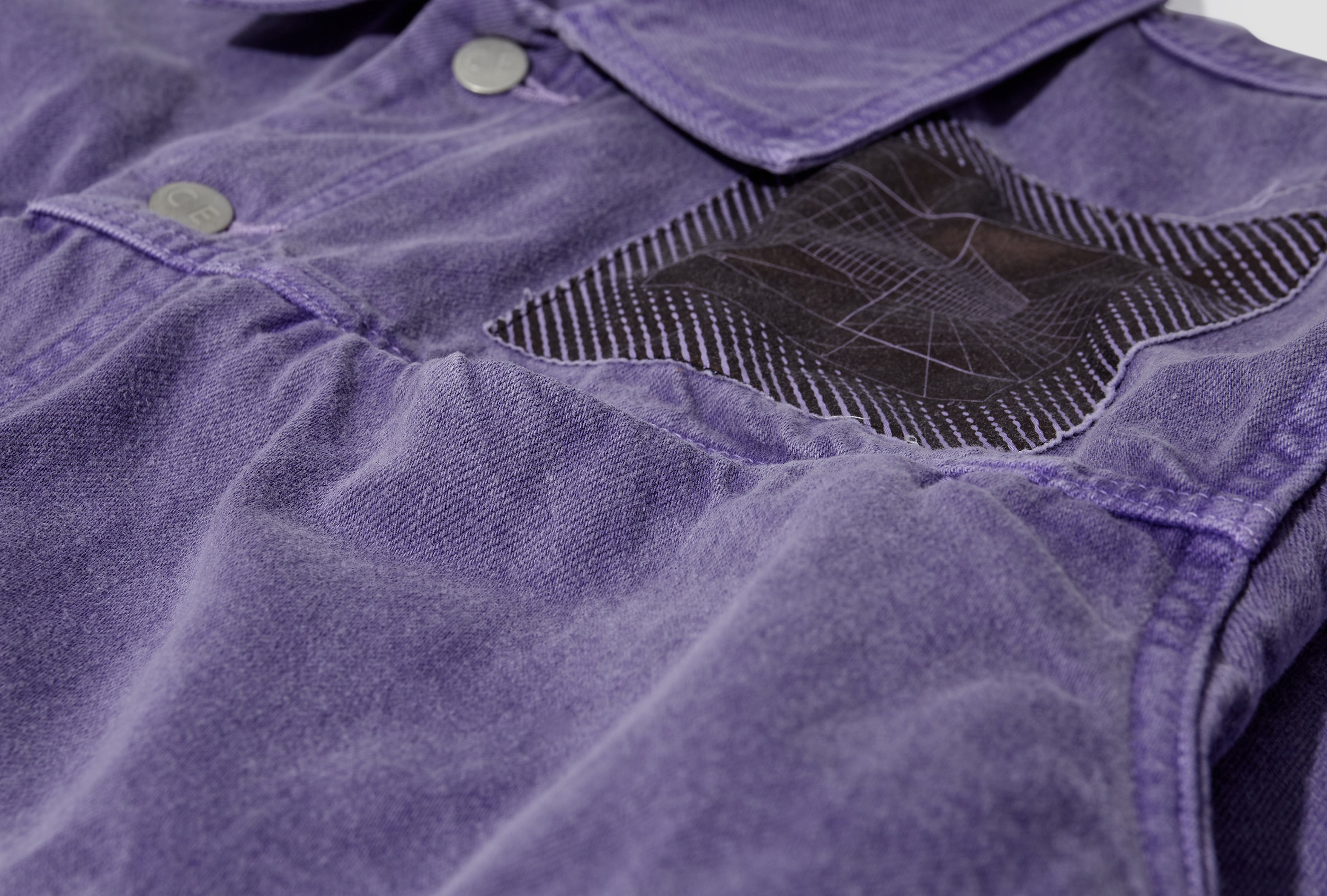 OVERDYE VH EX DNA DENIM JACKET CES27JK10 Purple
