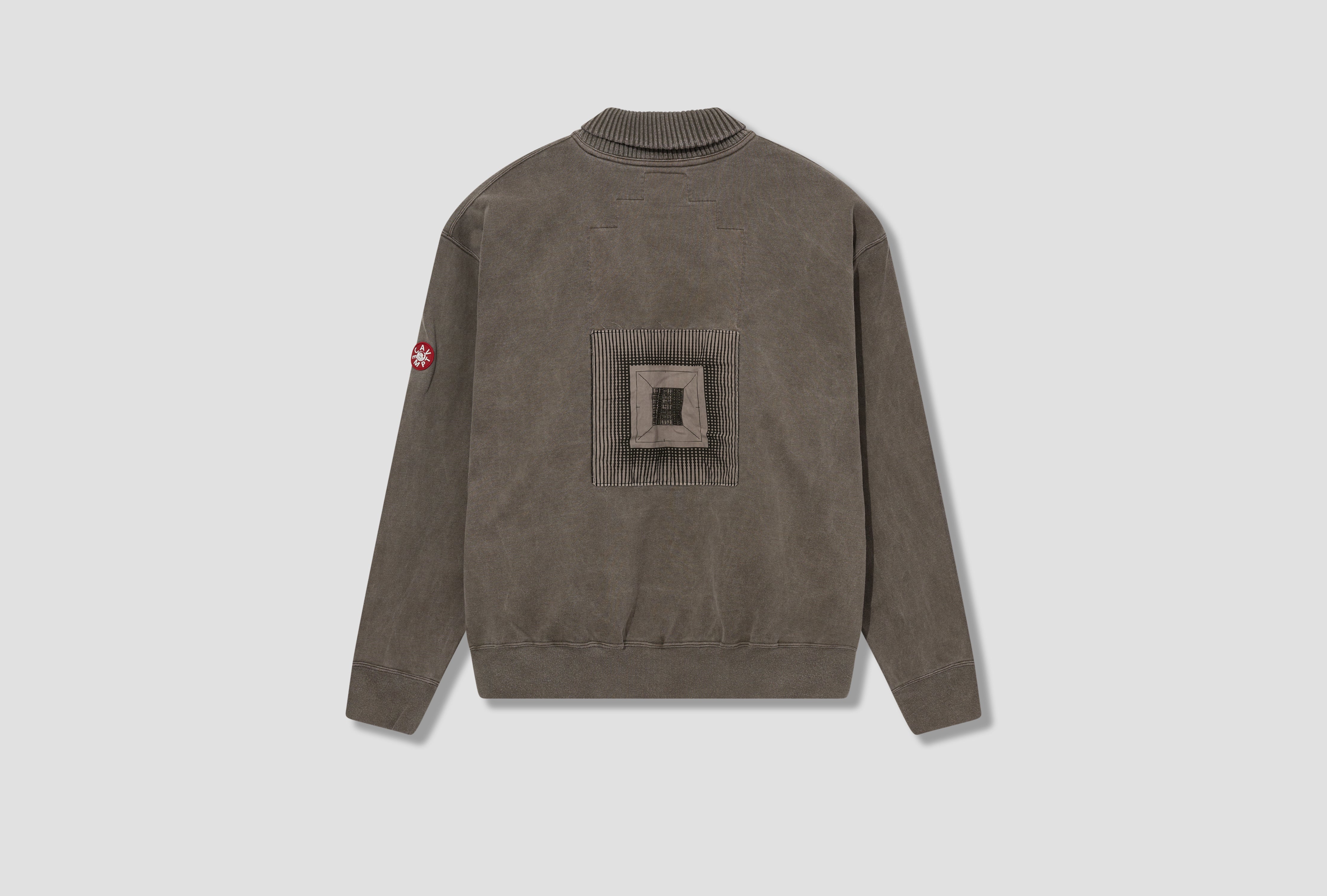 OVERDYE OVERLAP LIGHT CREW NECK CES27CS20 Brown