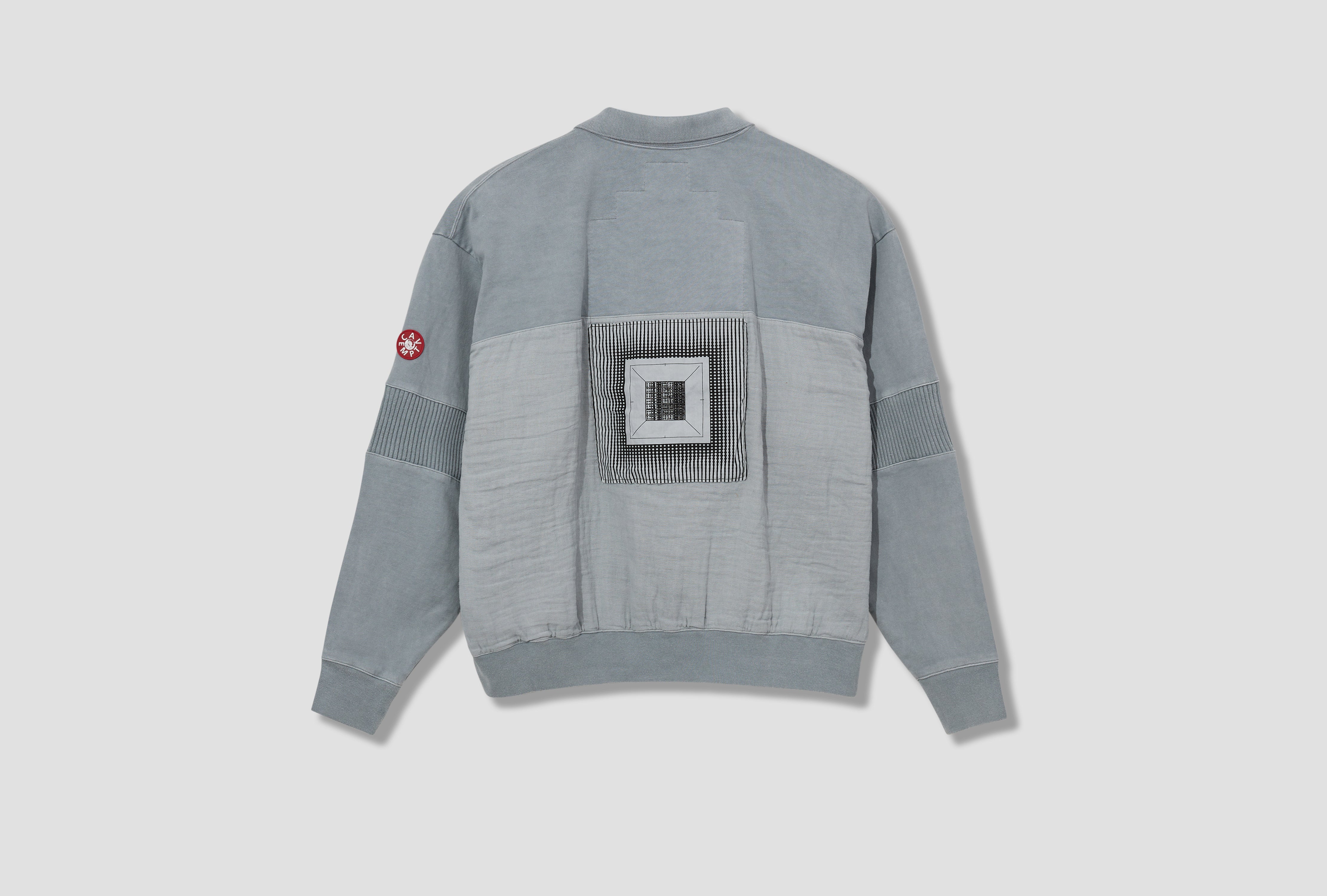 OVERDYE COLLARED LIGHT CREW NECK CES27CS21 Grey