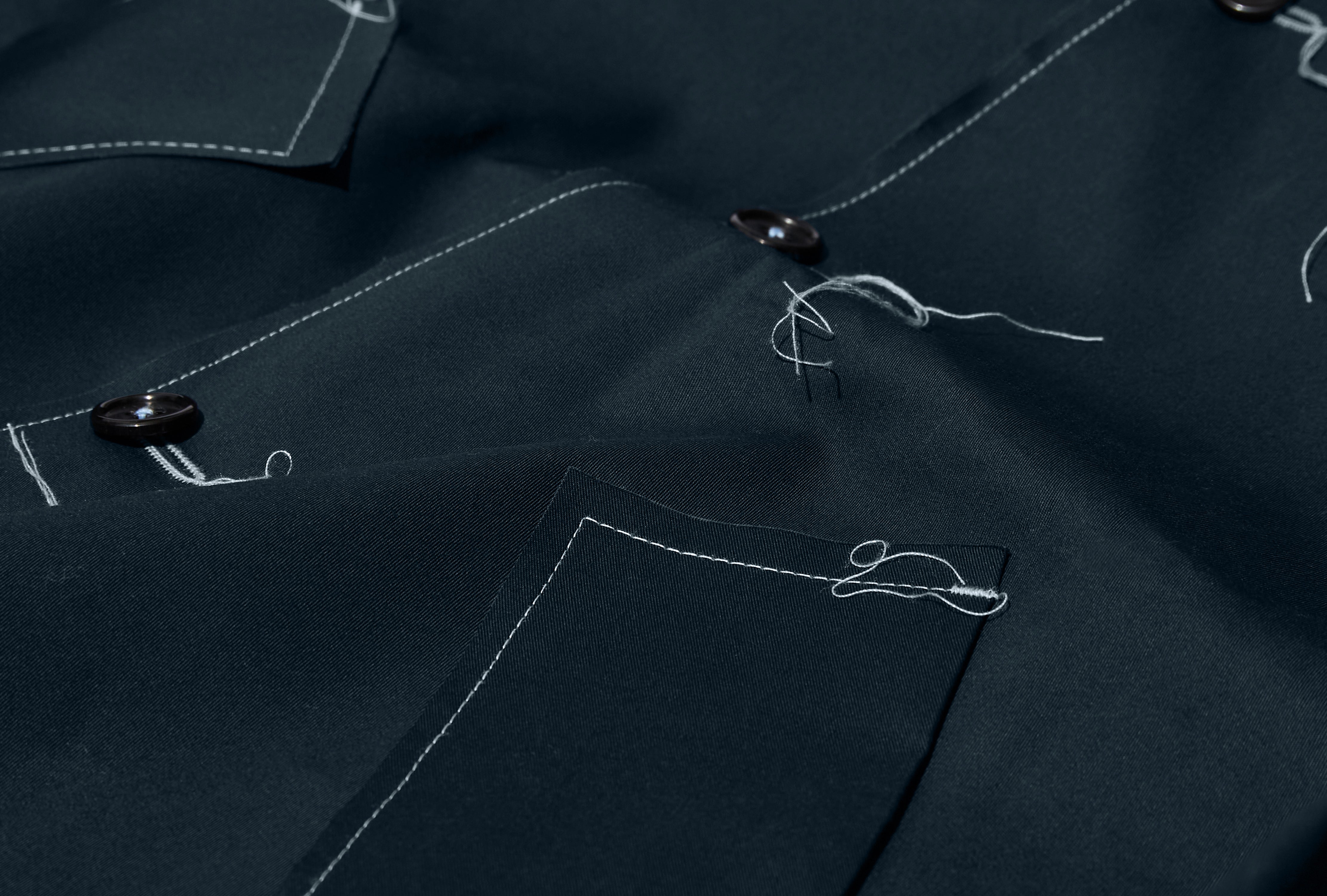 SHORT MAC - MACKINTOSH CF.19.10.01.01 Navy