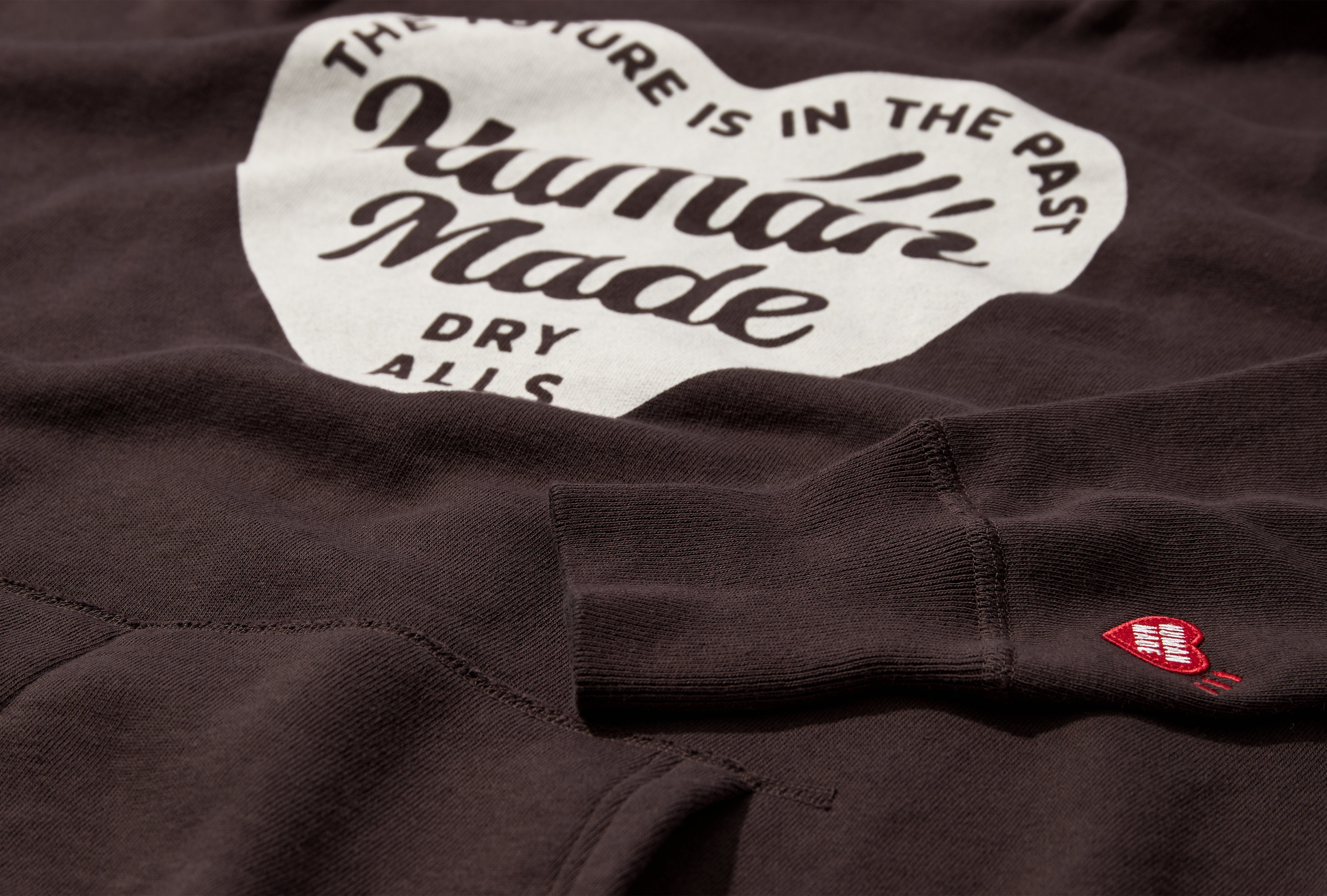 TSURIAMI HOODIE HM29CS015 Brown