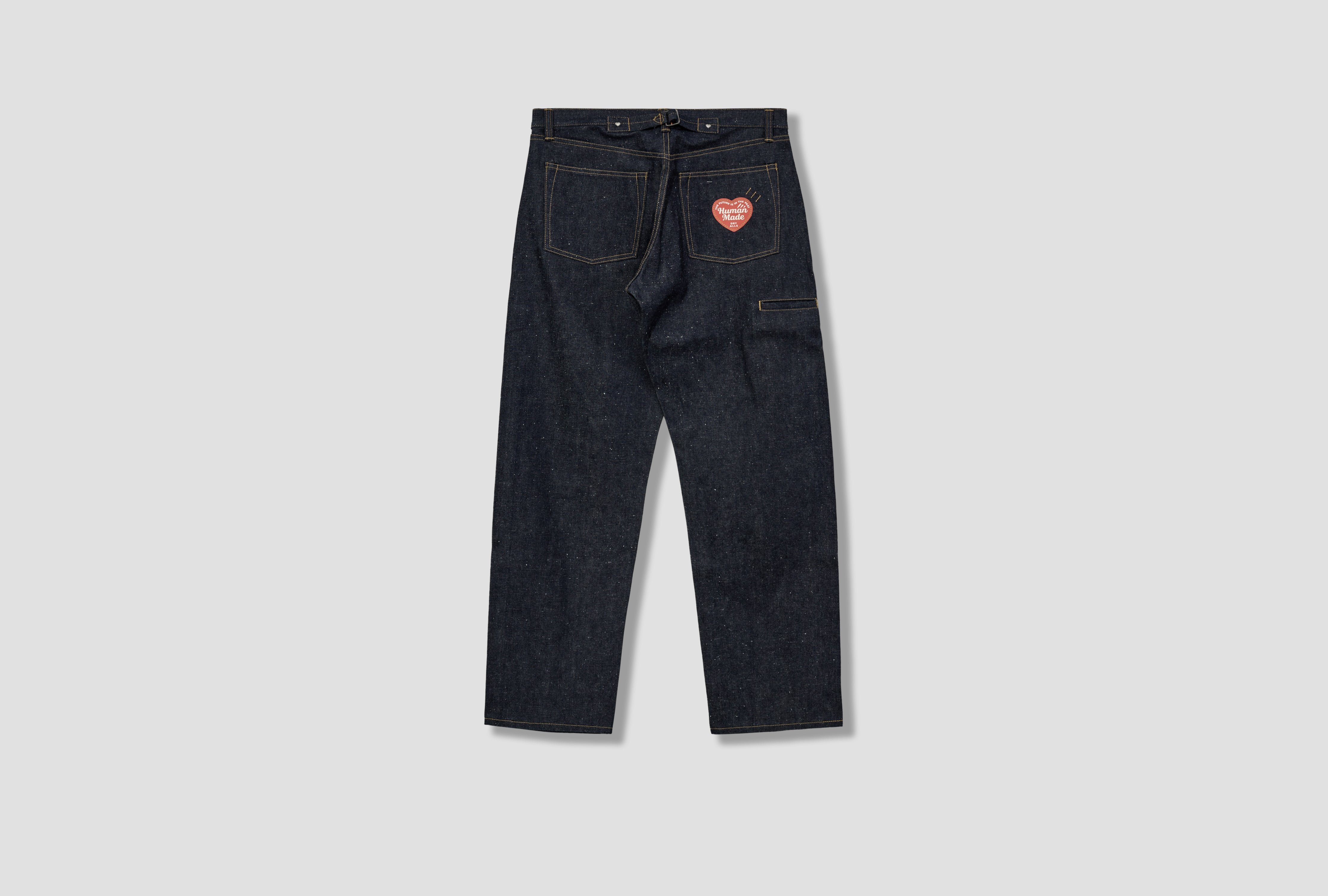 STRAIGHT DENIM PANTS PAST HM29PT001 Blue