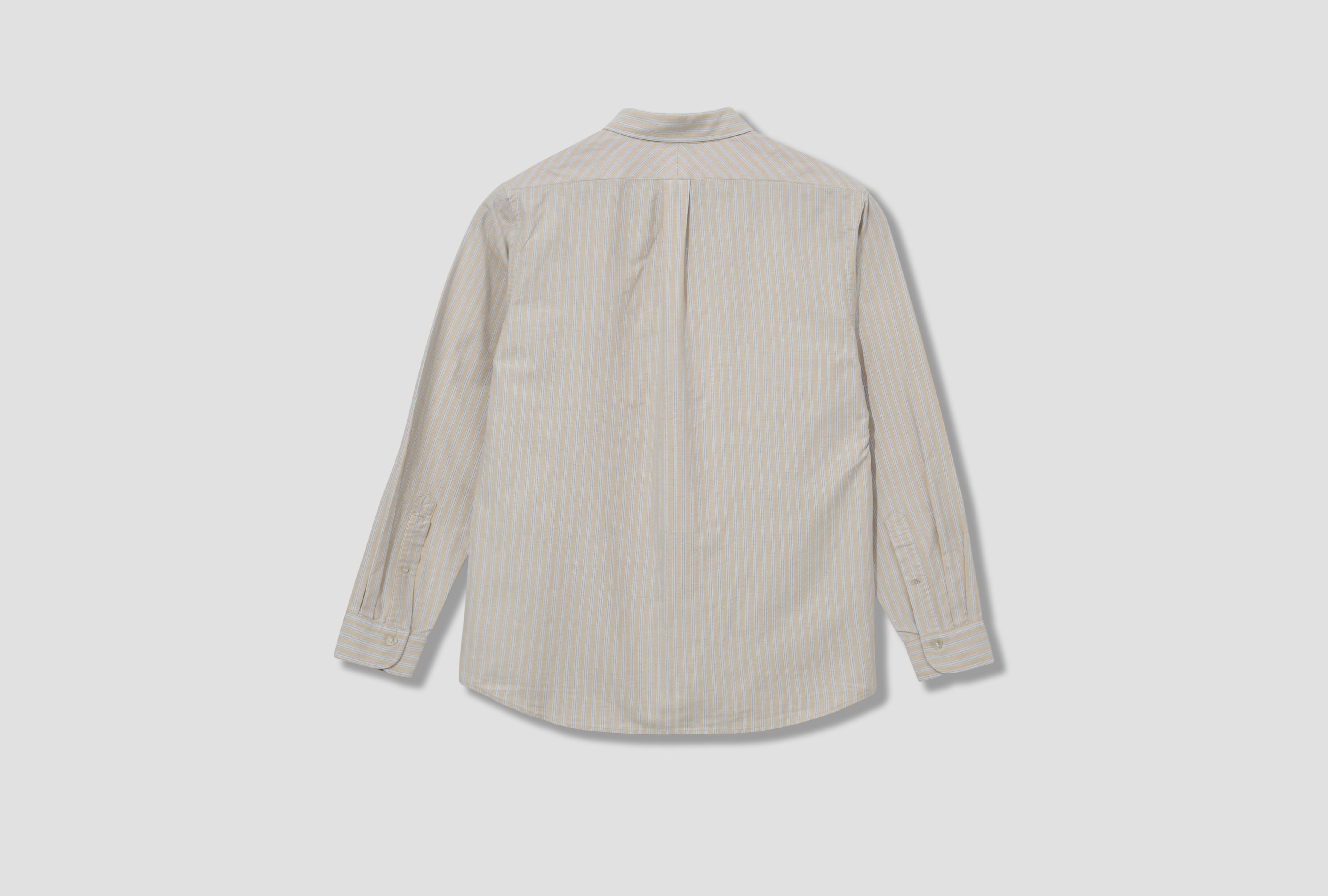 STRIPED BD SHIRT HM29SH011 Beige