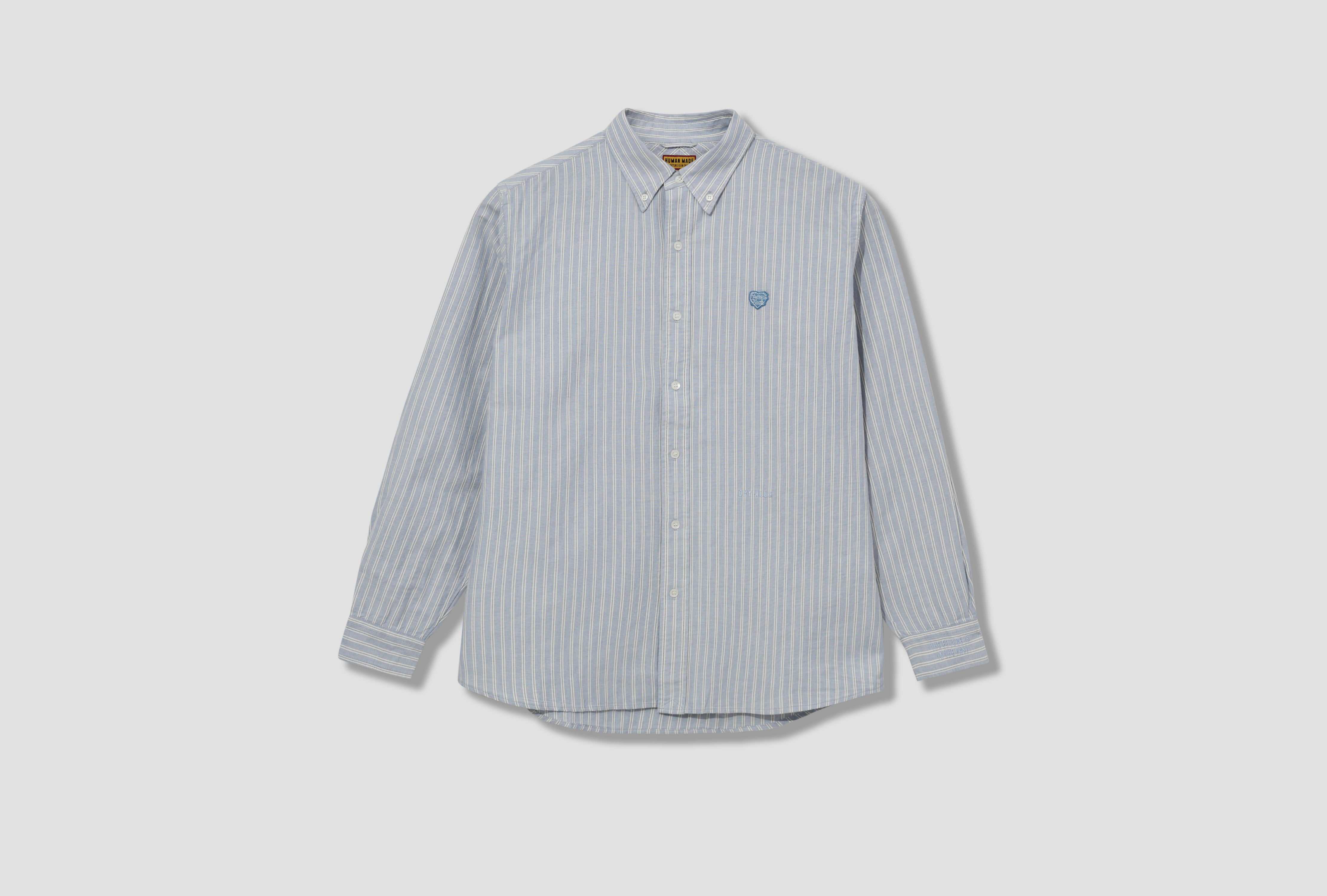 STRIPED BD SHIRT HM29SH011 Blue