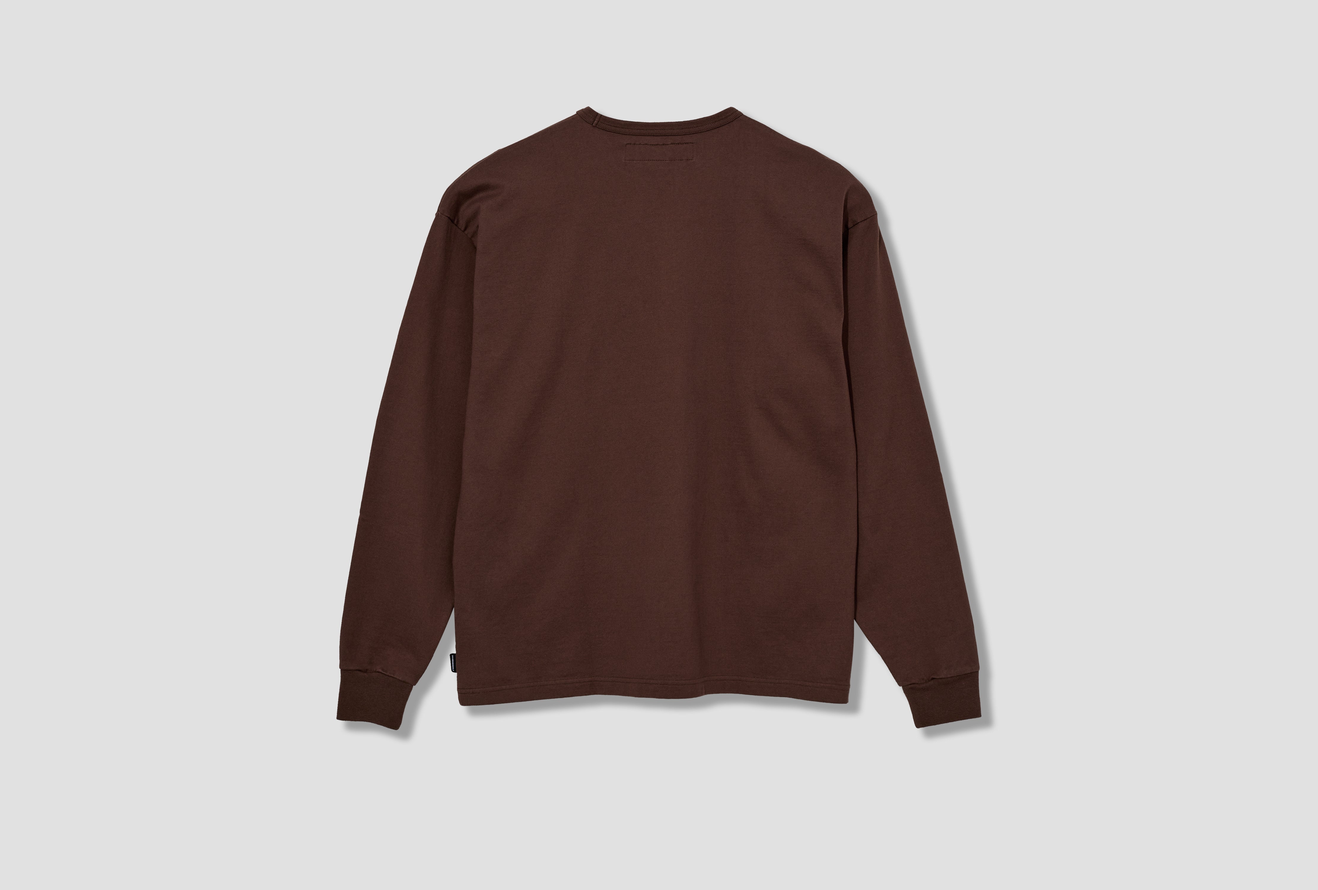CLASSIC CREWNECK LS 251FPNH-CSM03 Brown