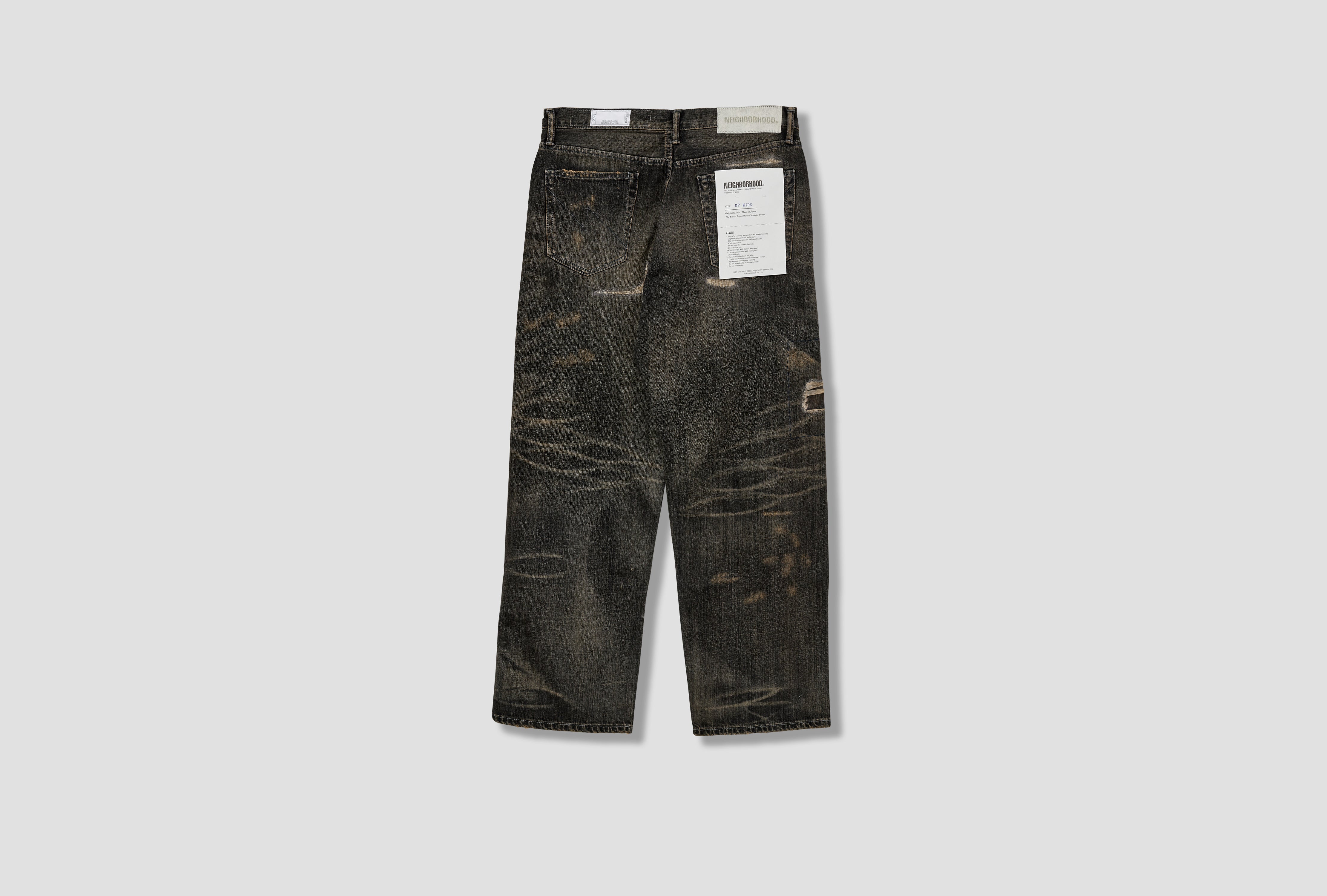 SAVAGE DENIM DP WIDE PANTS 251XBNH-PTM07 Black