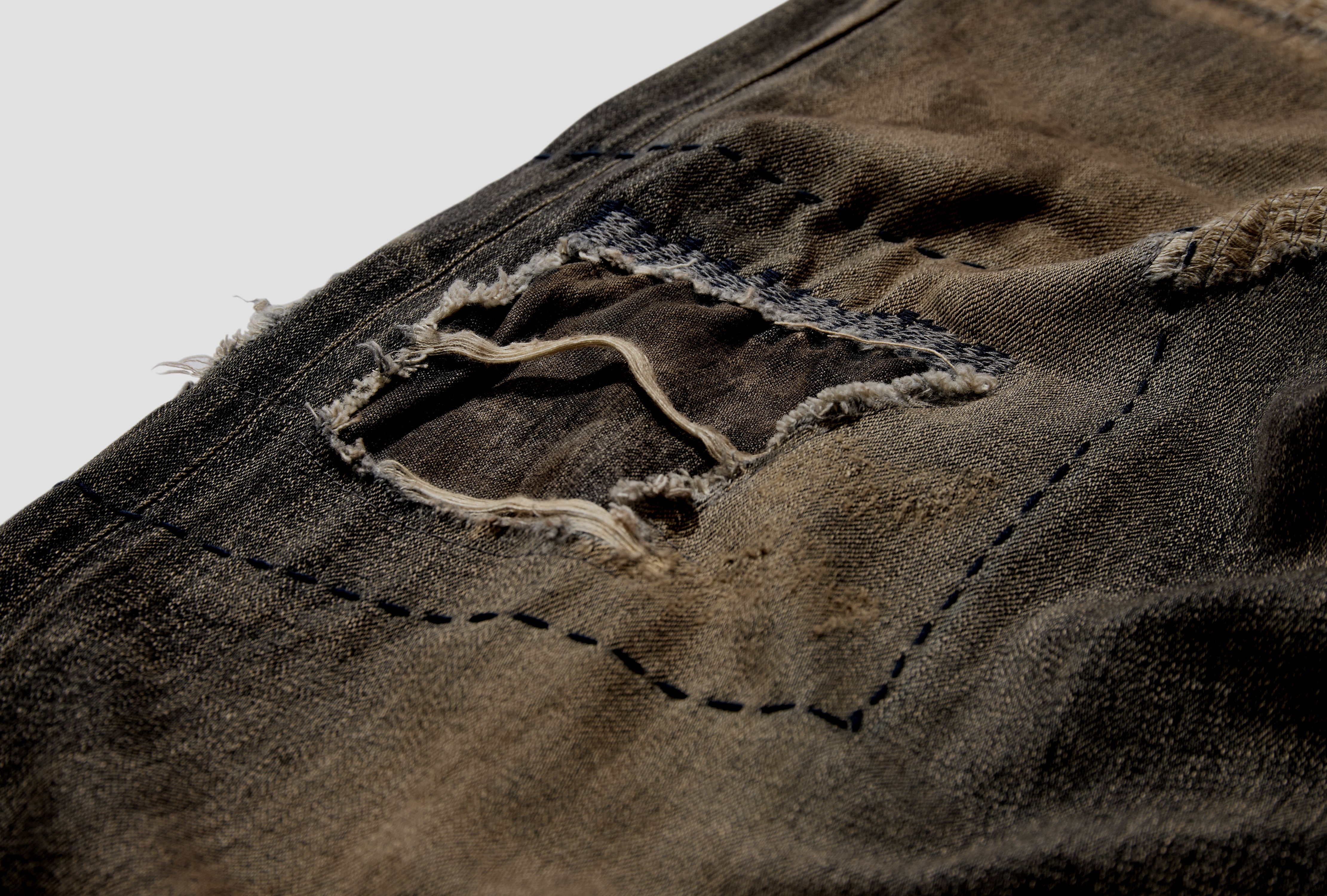 SAVAGE DENIM DP WIDE PANTS 251XBNH-PTM07 Black