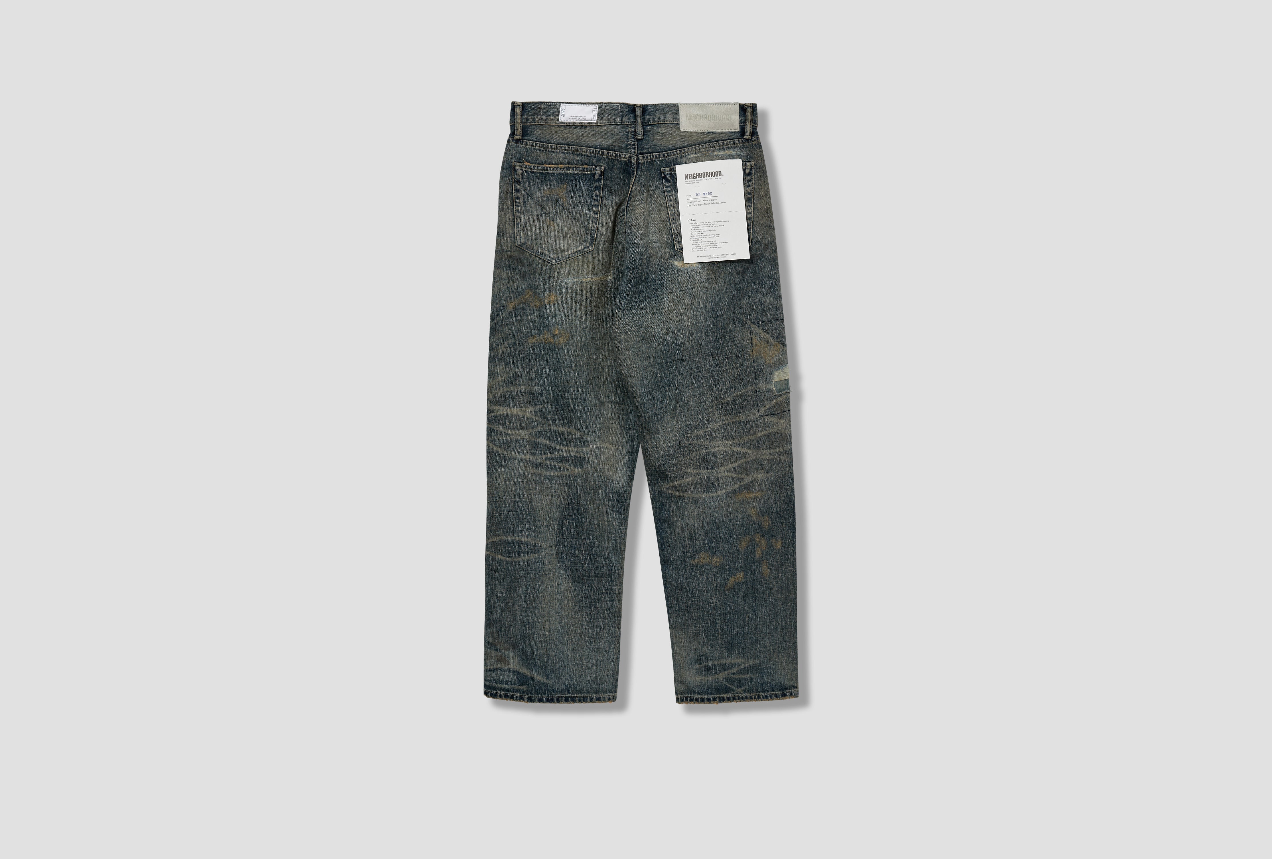 SAVAGE DENIM DP WIDE PANTS 251XBNH-PTM07 Blue