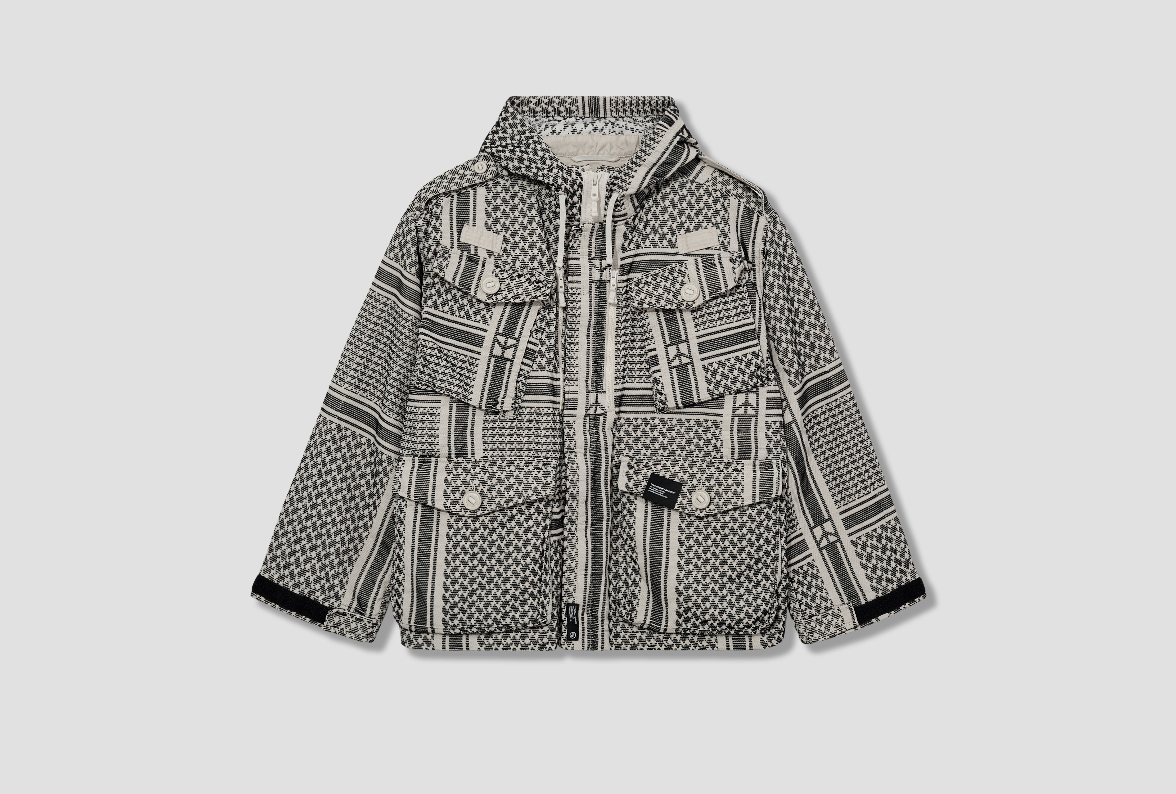 JQ SHEMAGH SMOCK JACKET 251SPNH-JKM03 White