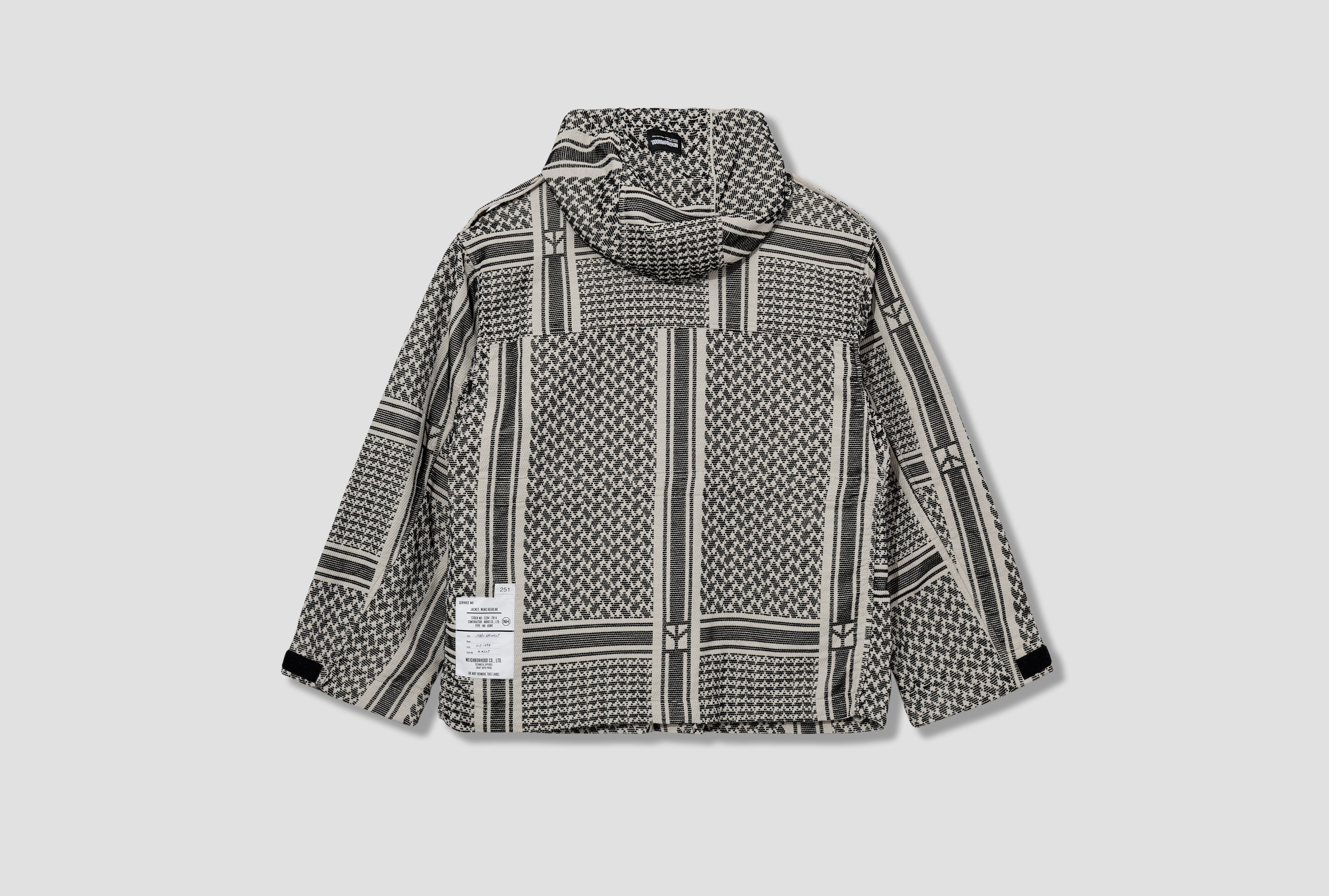 JQ SHEMAGH SMOCK JACKET 251SPNH-JKM03 White