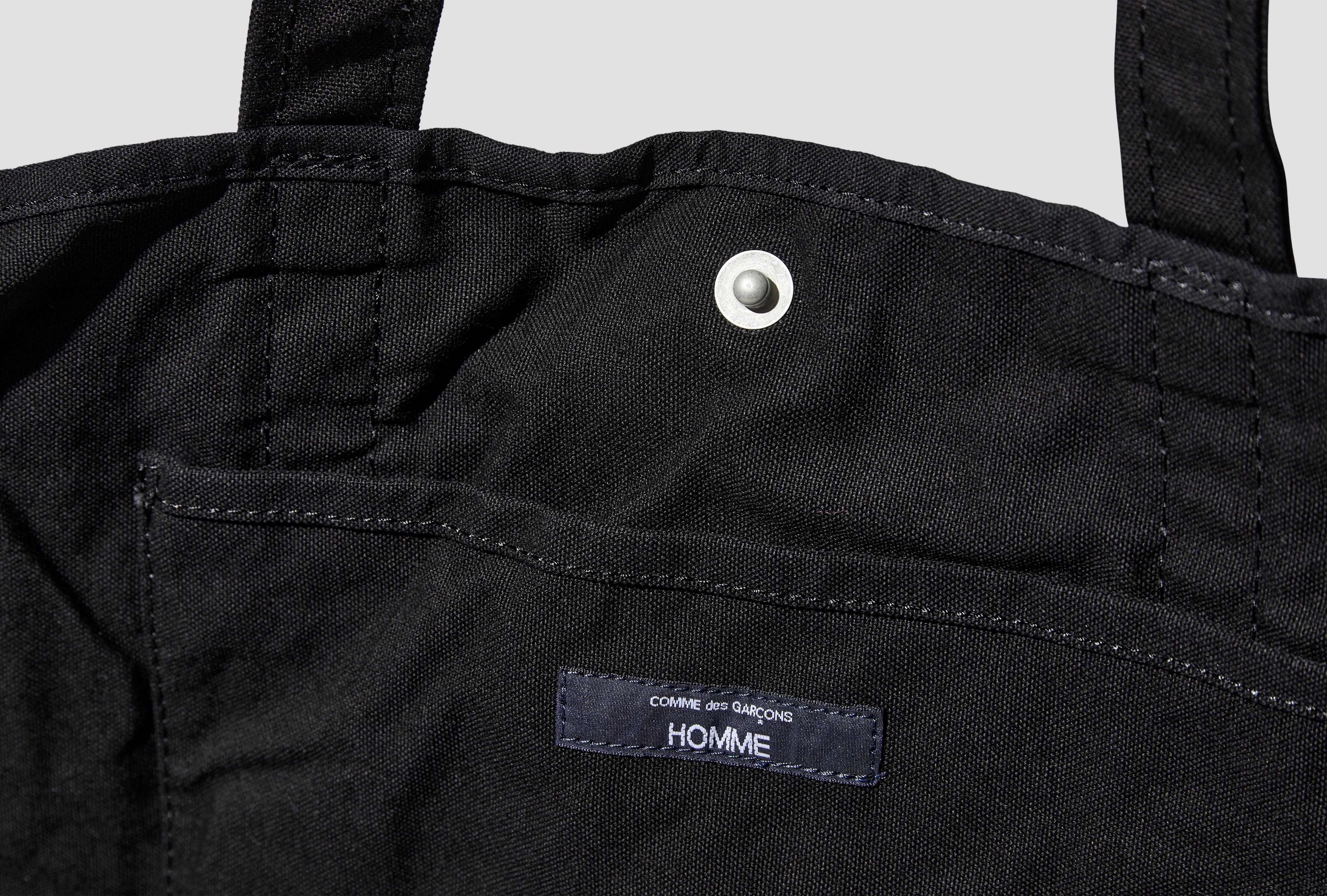 COTTON NYLON RIP PATCHWORK GARMENT WASHED HO-K203-S25 Black