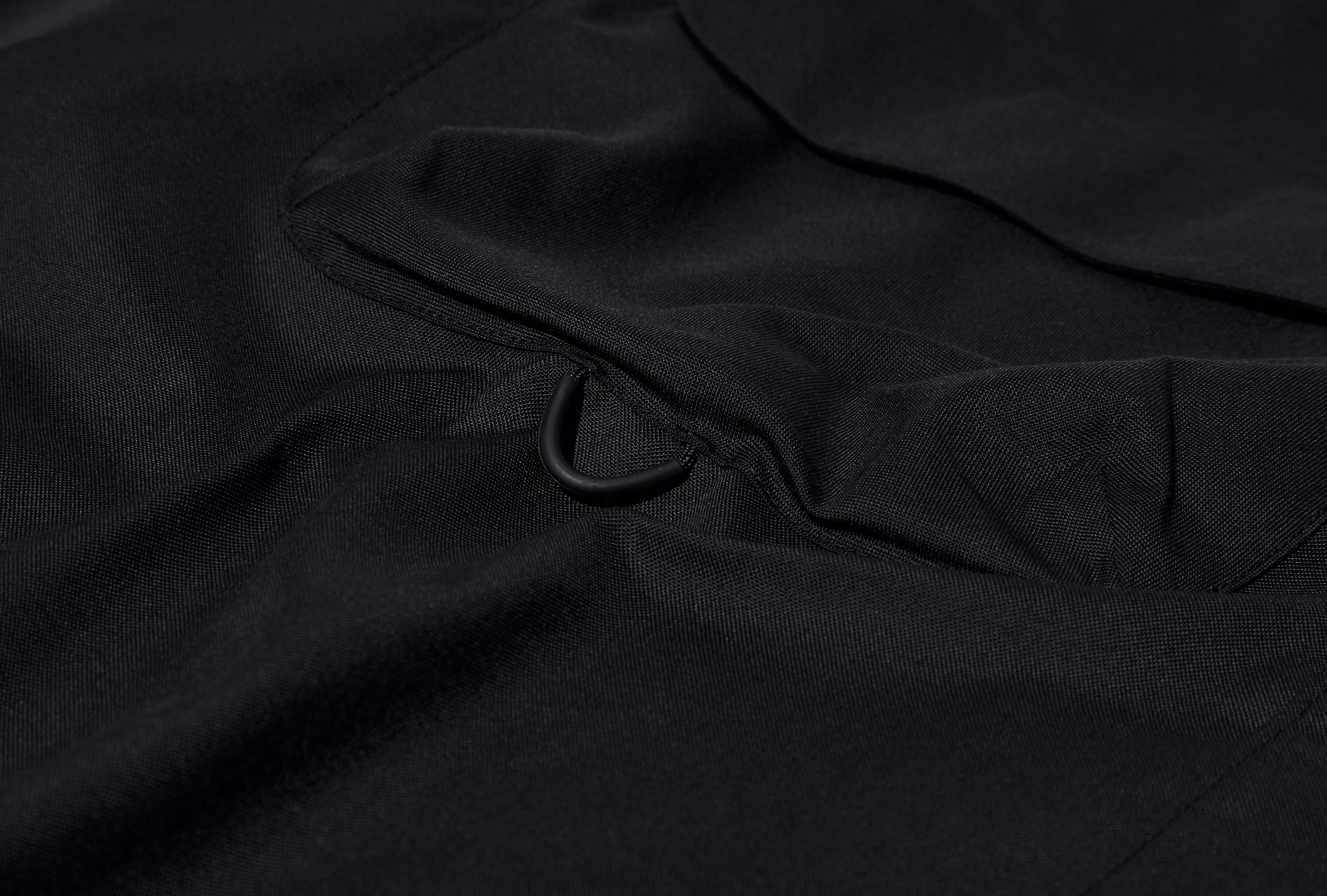 TECH SPORTS OPEN COLLARSHIRT L/S 88-11-0052-704 Black