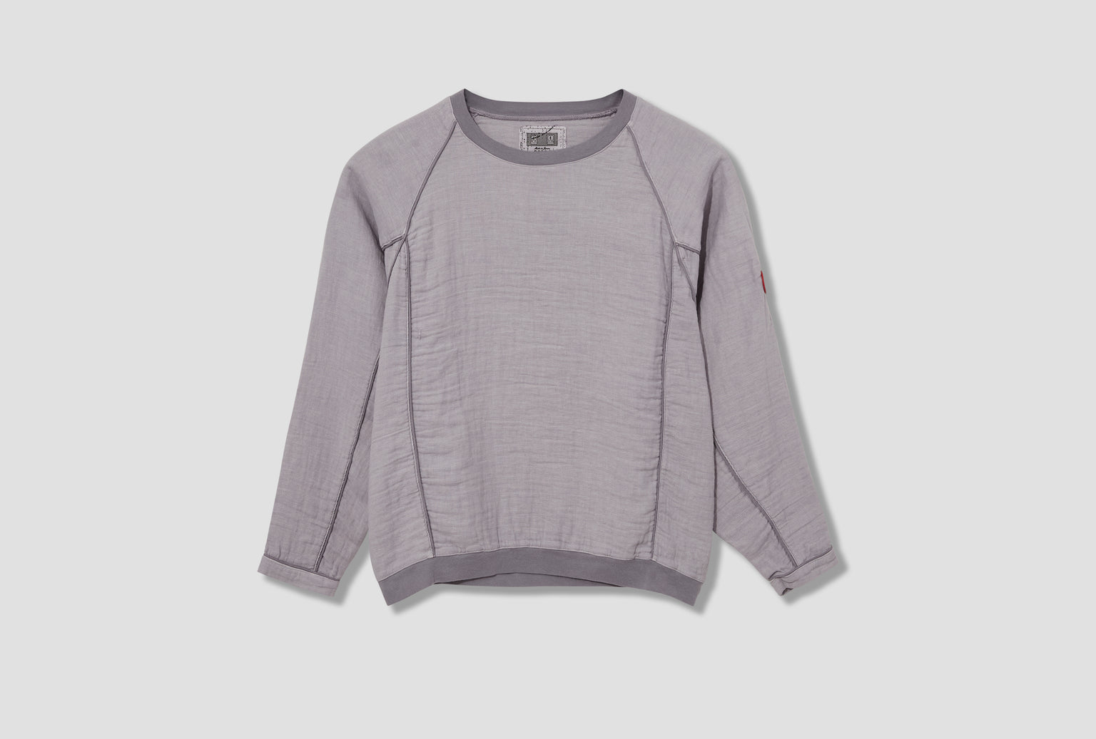 OVERDYE RAGLAN GAUZE LONG SLEEVE CES27CS22 Grey