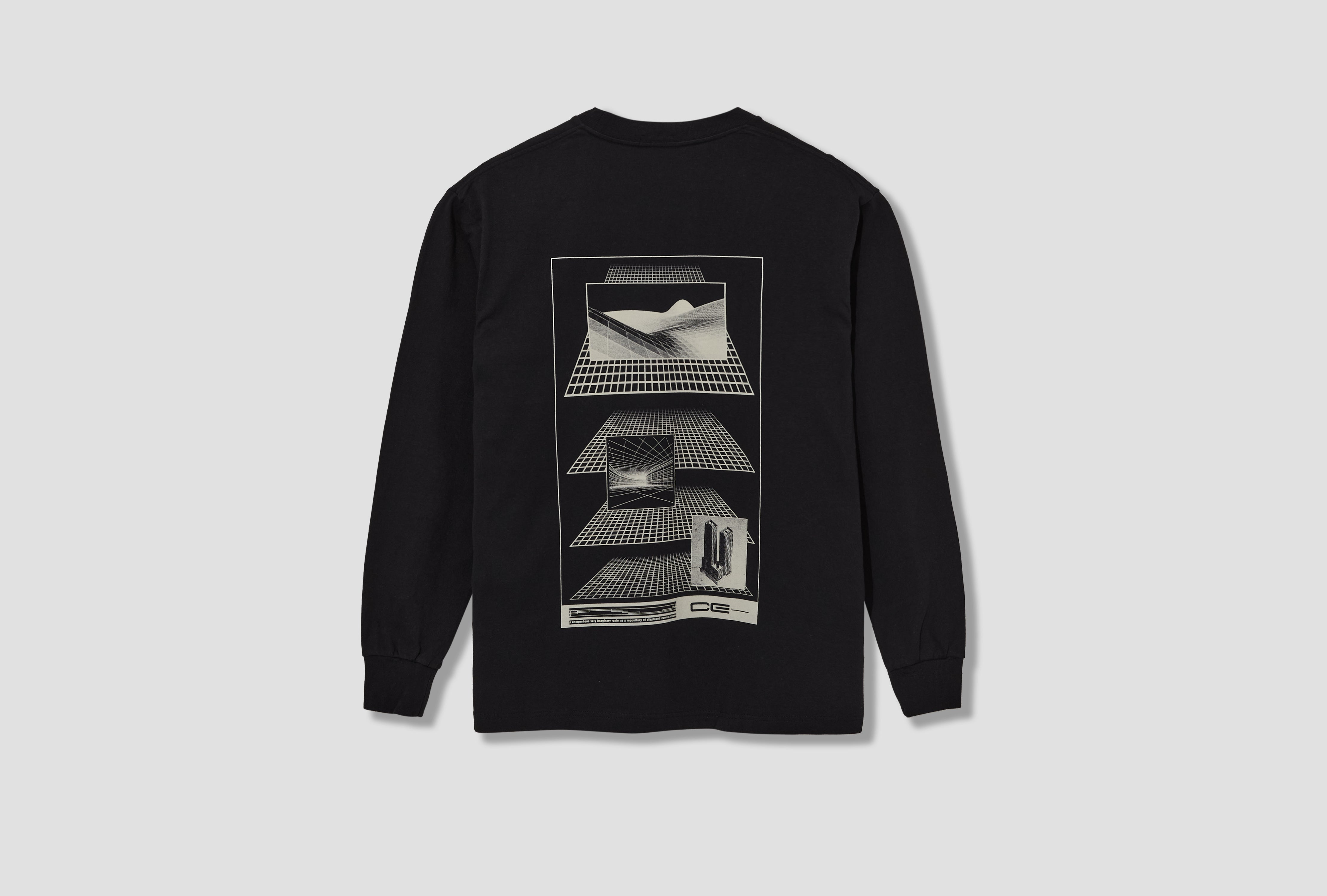 AS DARK PLAN LONG SLEEVE T CES27LT01 Black