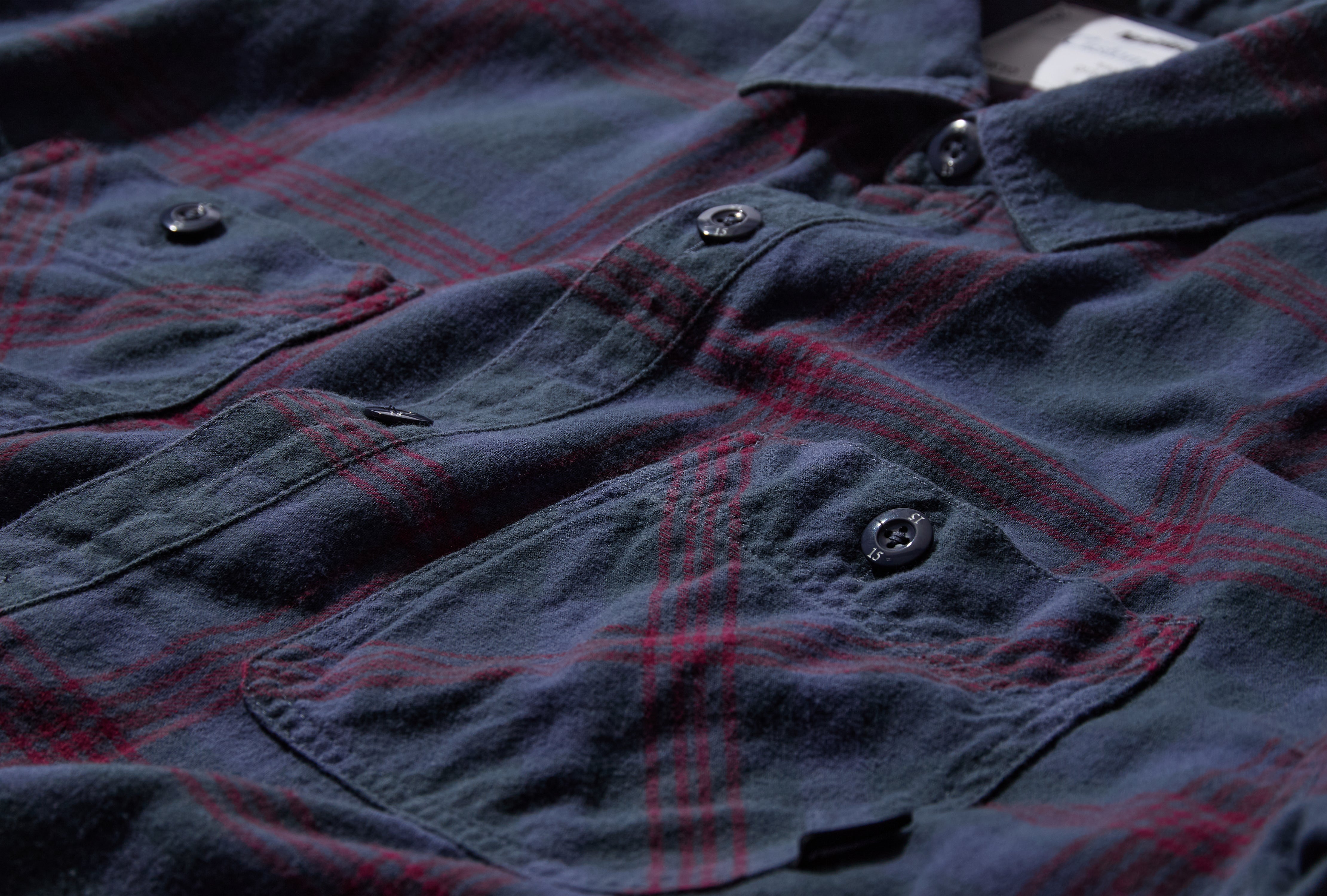 SAVAGE TARTAN CHECK SHIRT LS 251AQNH-SHM01 Navy